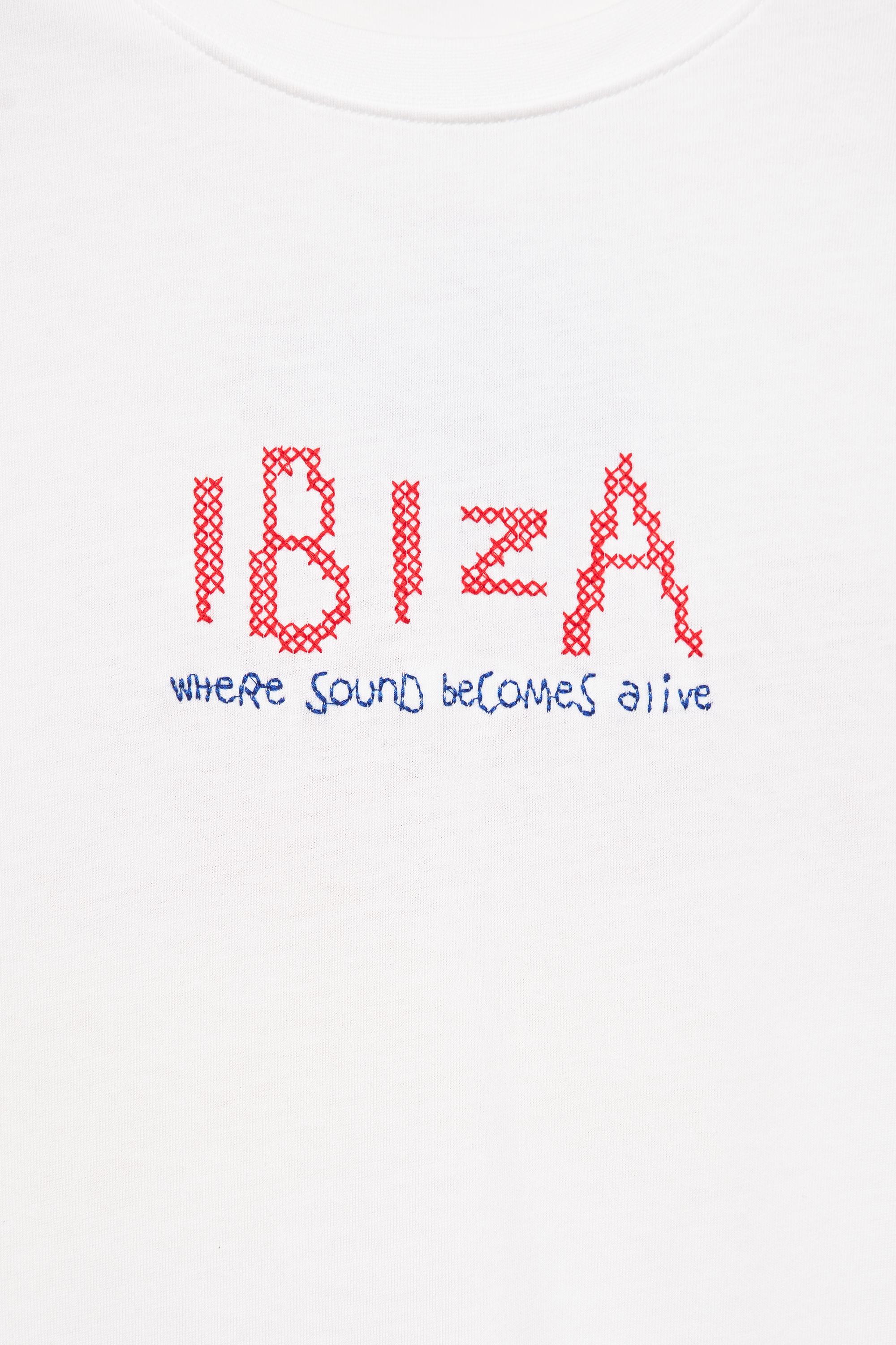 Relaxed fit Ibiza T-shirt — Off white
