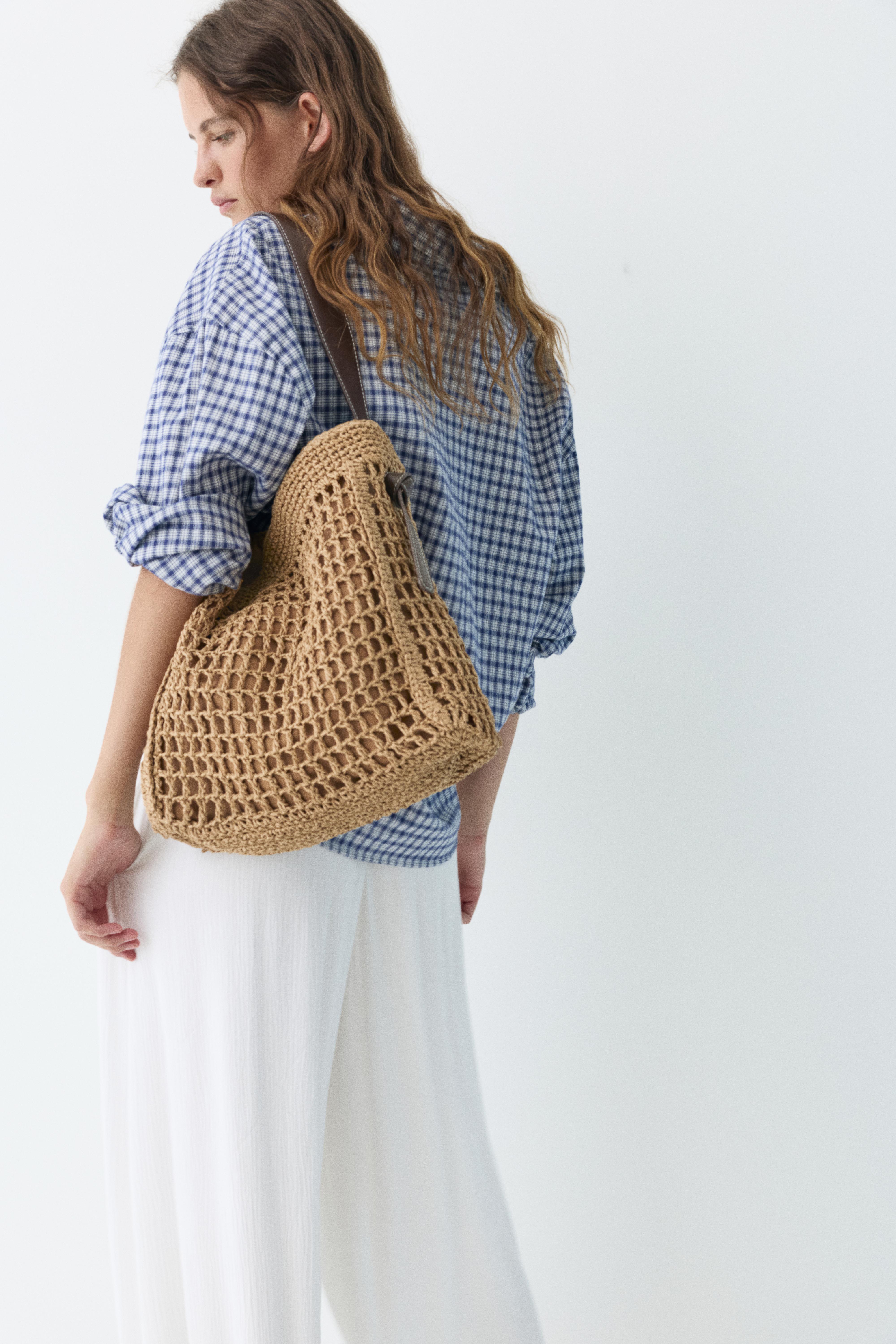 Örgü tote çanta - Görsel 12