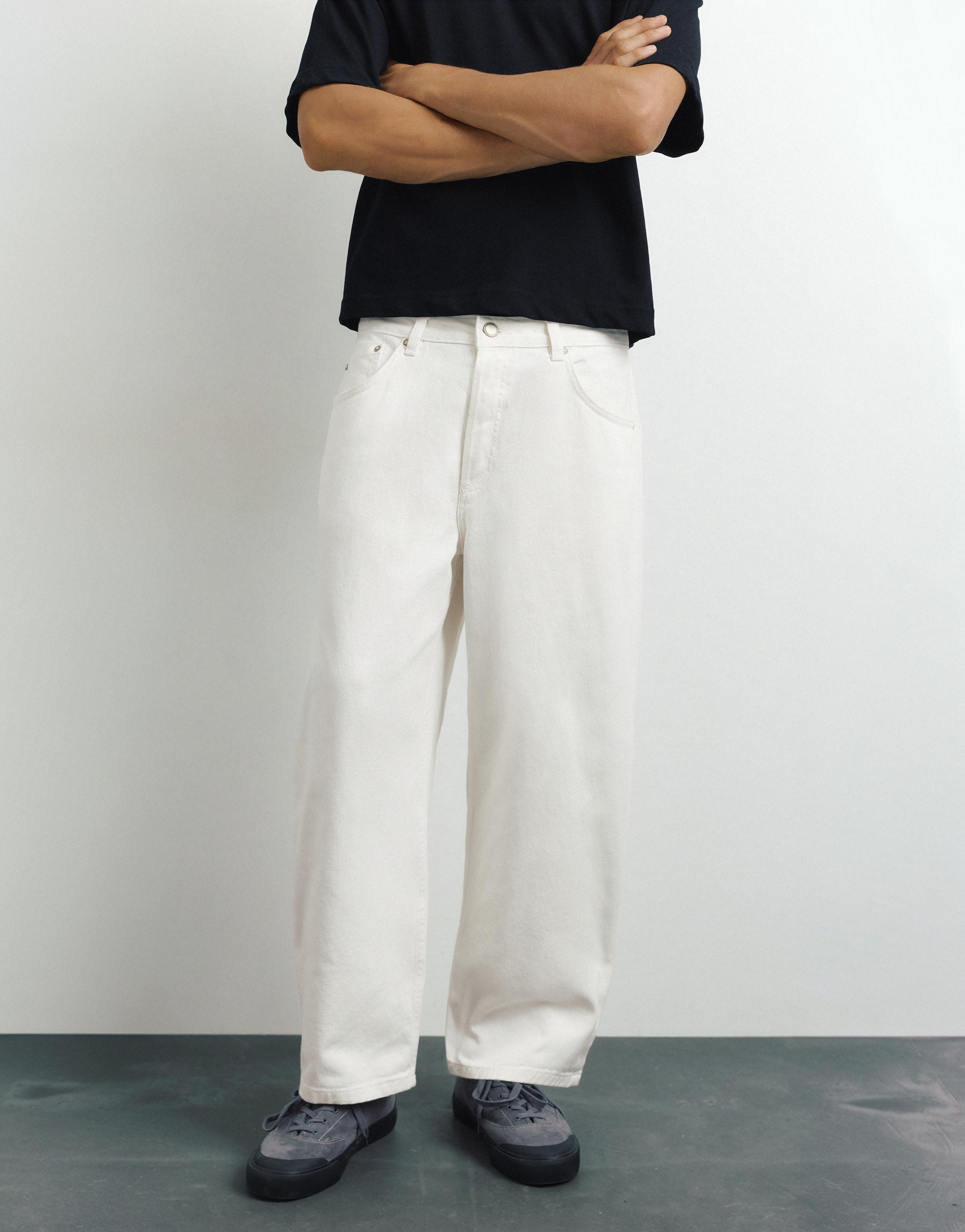 Tapered jeans — White