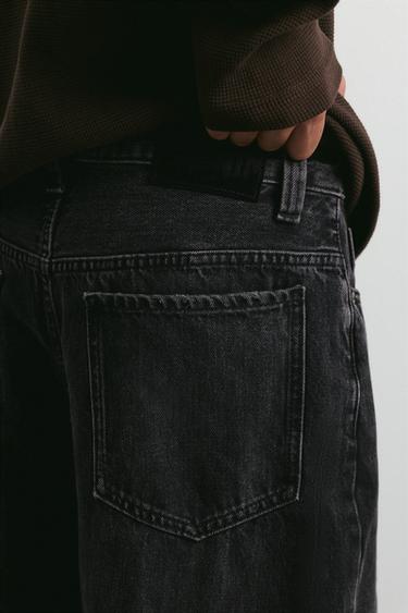 Baggy balloon jeans — Faded black 5
