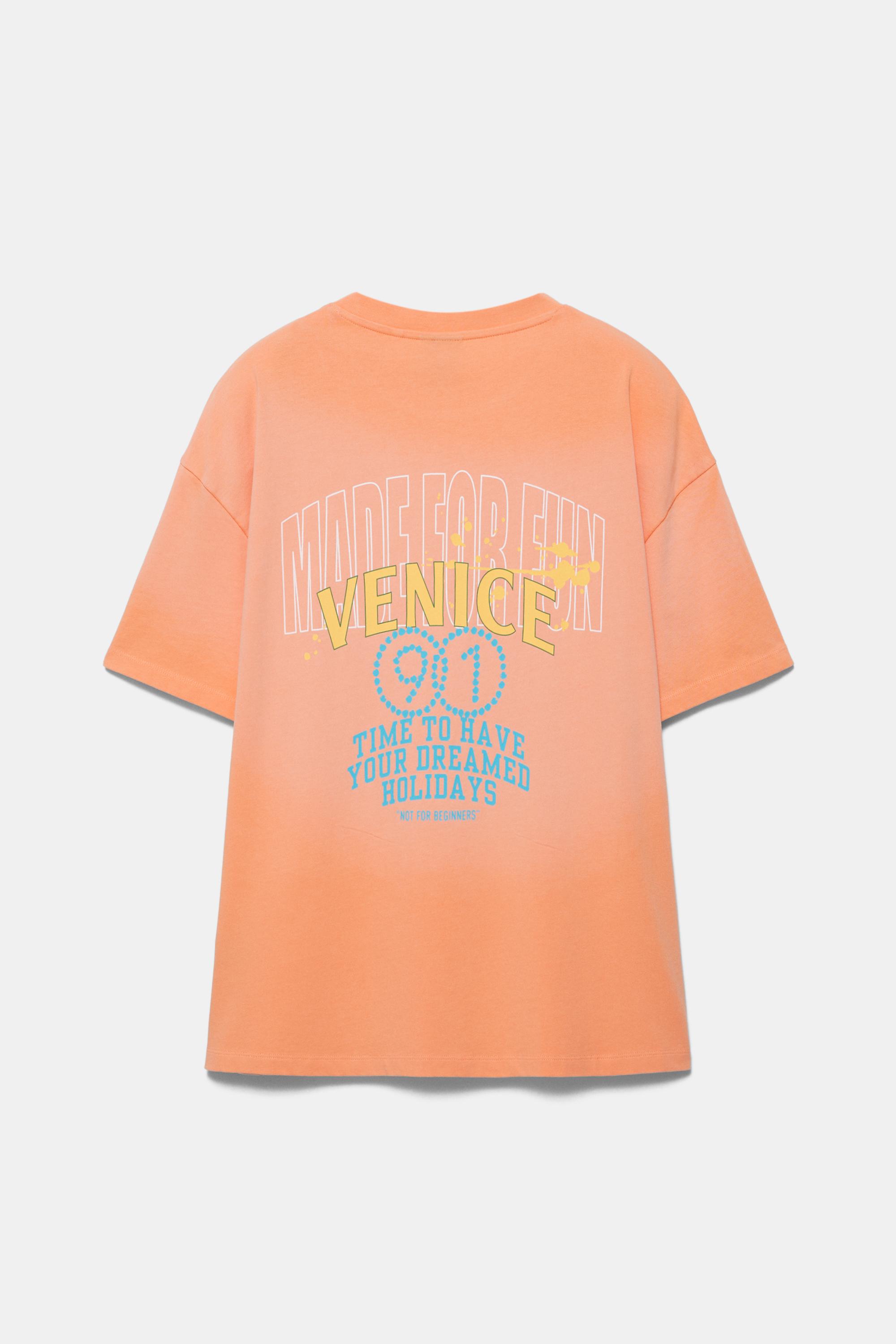 Venice grafikli t-shirt - Görsel 4