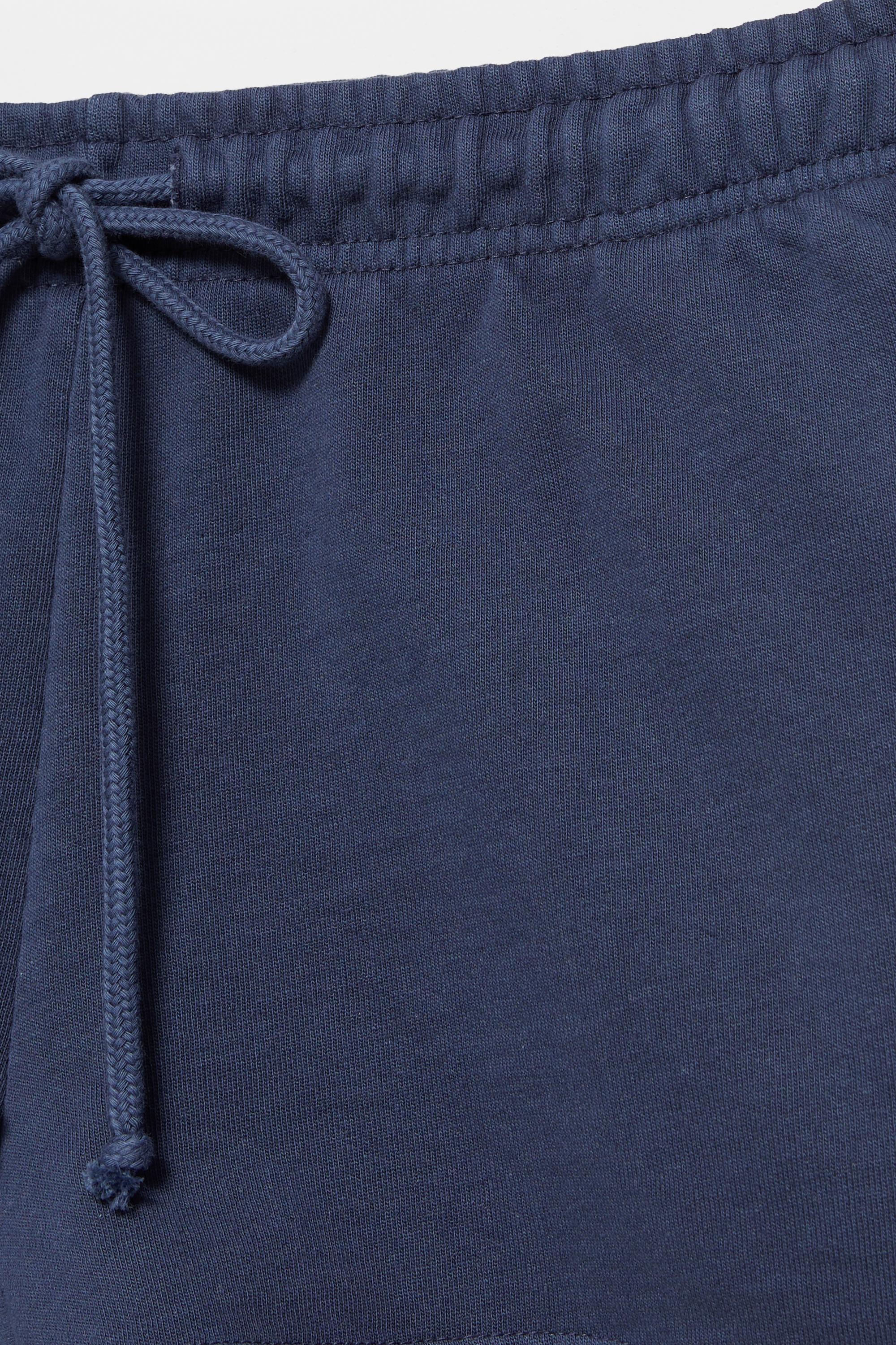 Sports shorts with elastic waist — Navy