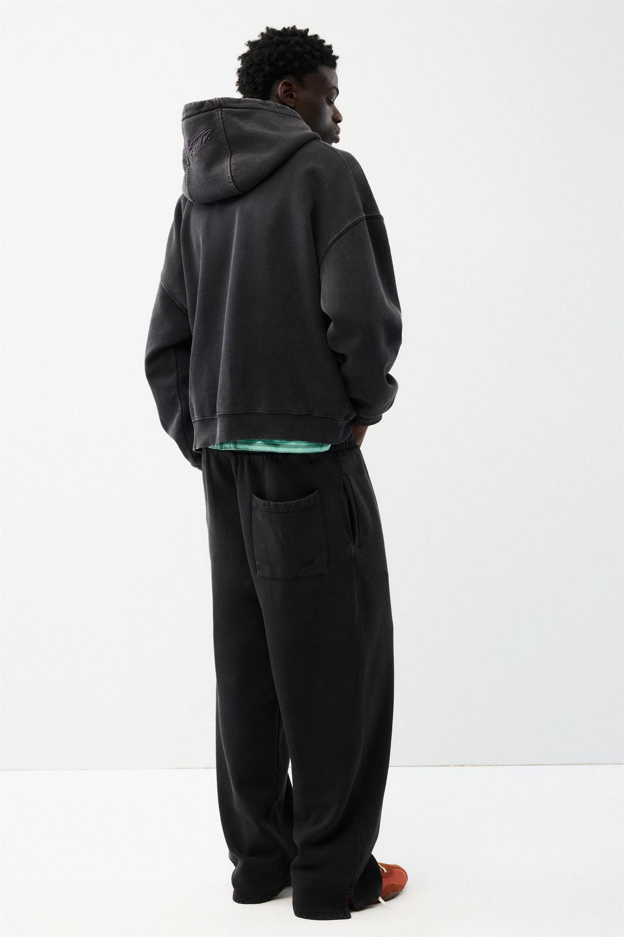 STWD skater tracksuit trousers — Black