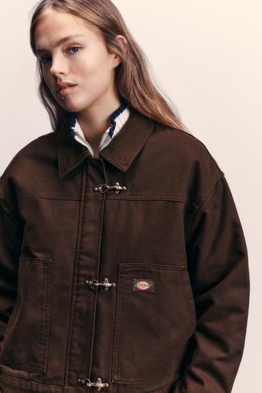 Dickies fireman clasp jacket — Brown 4