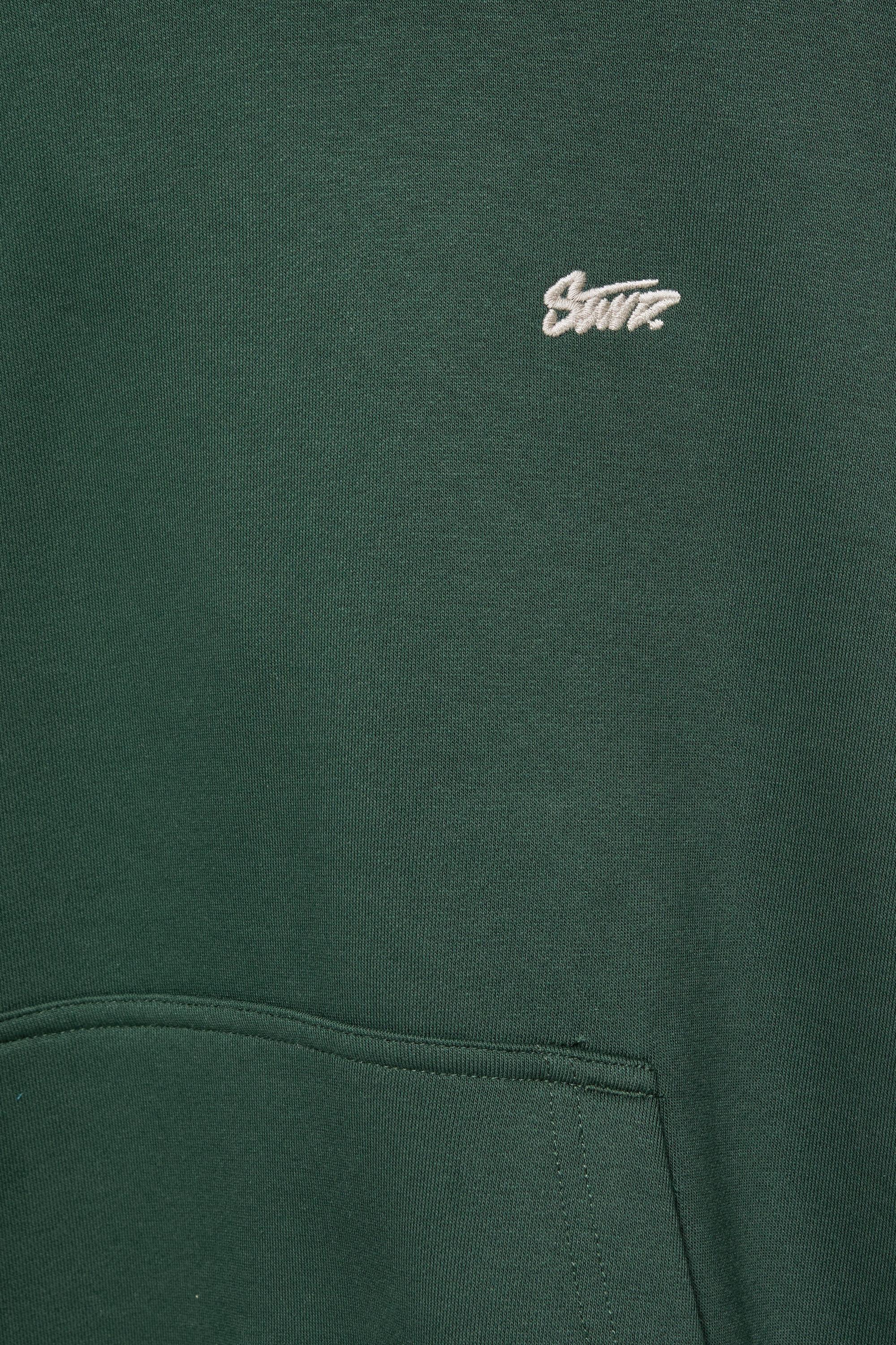 STWD logo boxy hoodie — Green