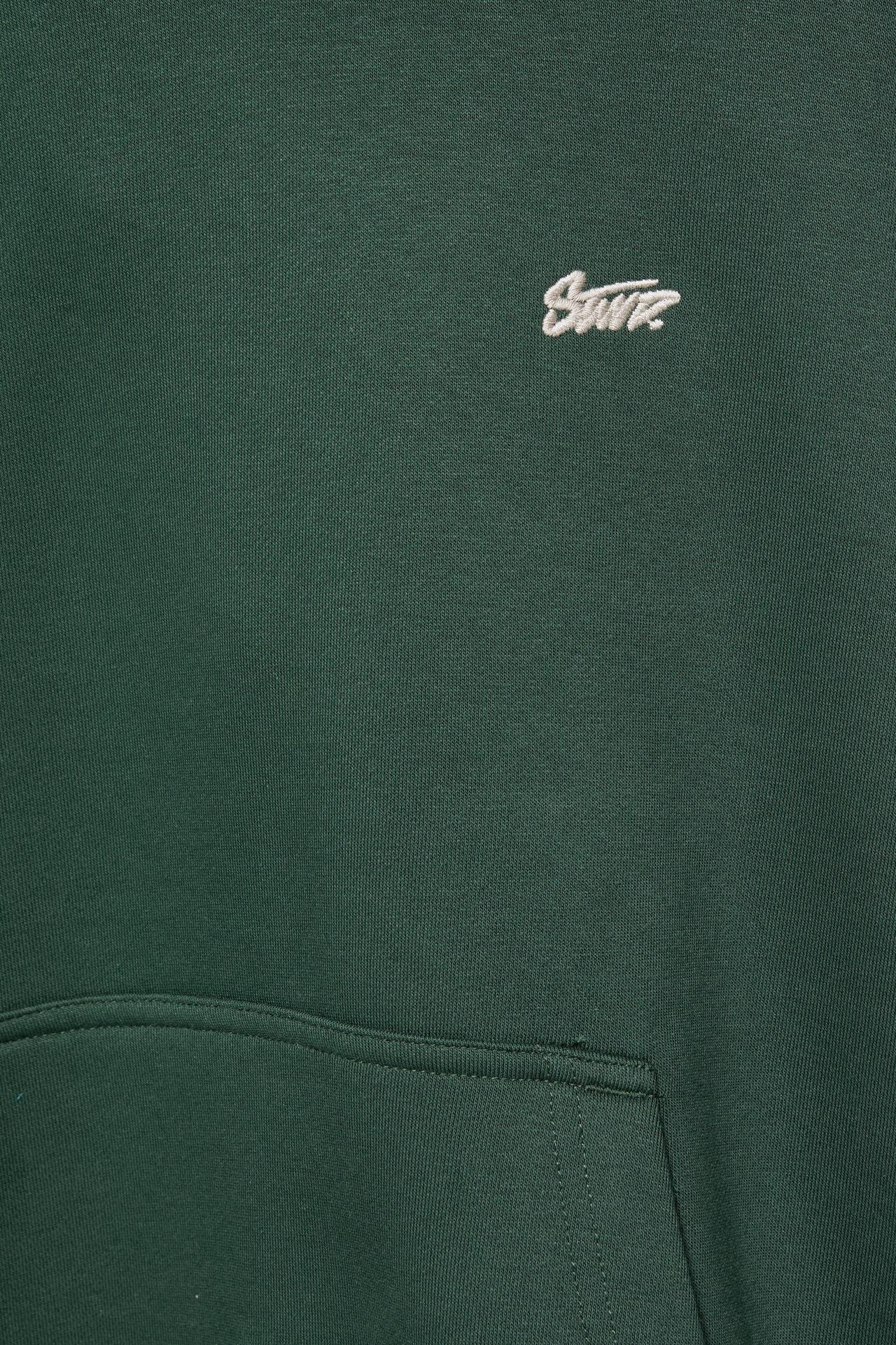 STWD logo boxy hoodie — Green