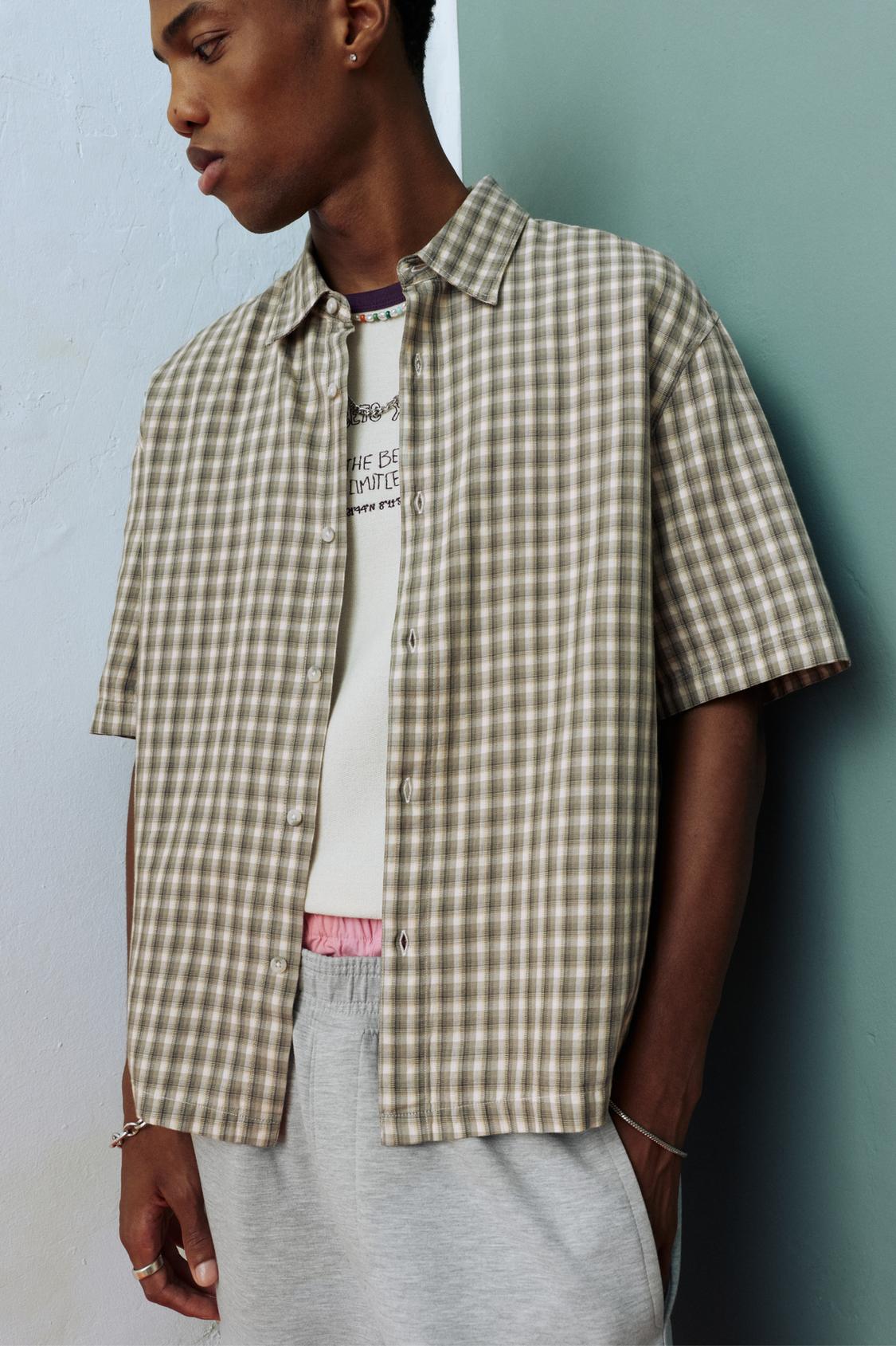 Giacca Camicia Camicia Bianca Pull And Bear Camicia A Maniche