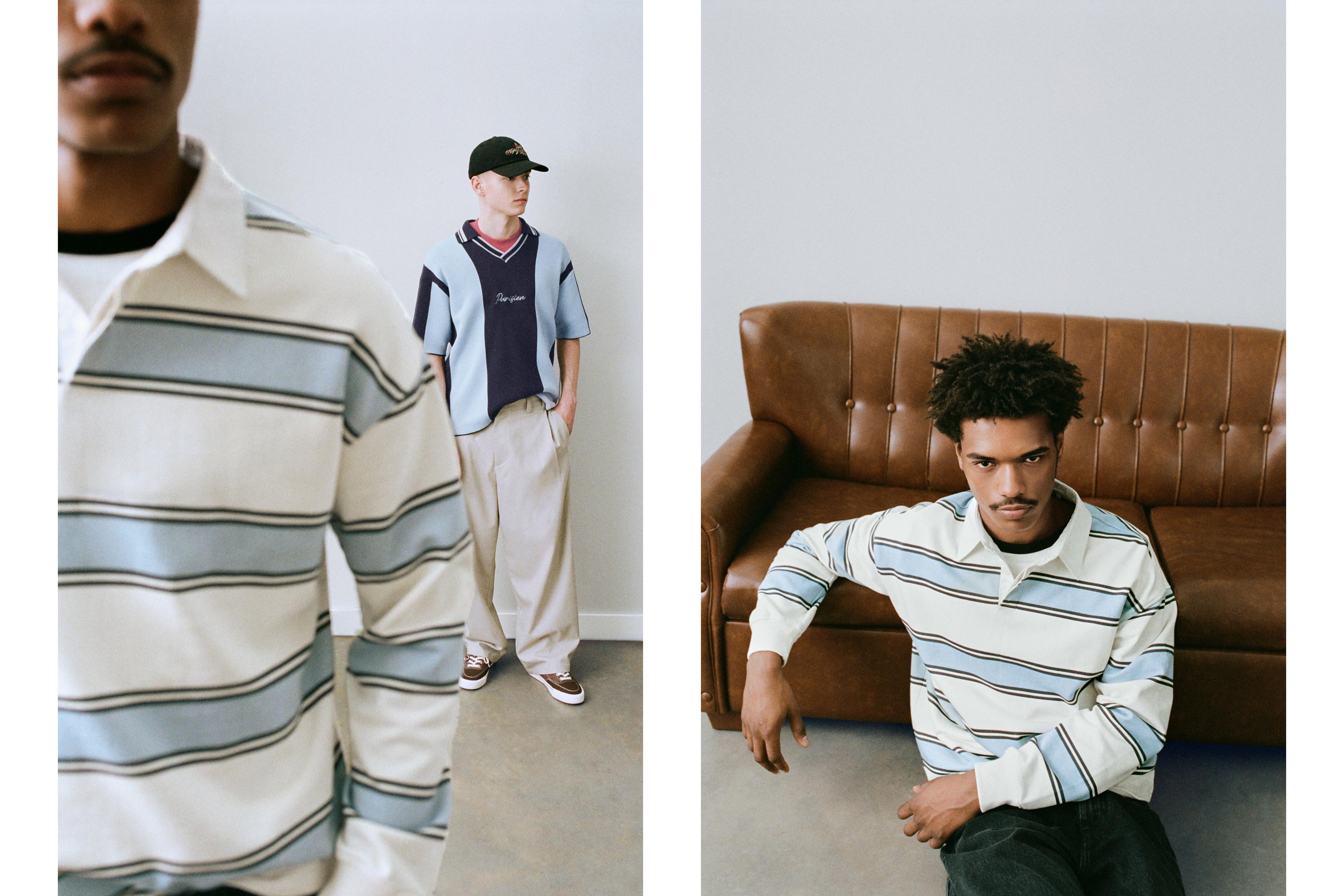 Çizgili uzun kollu polo - Görsel 16