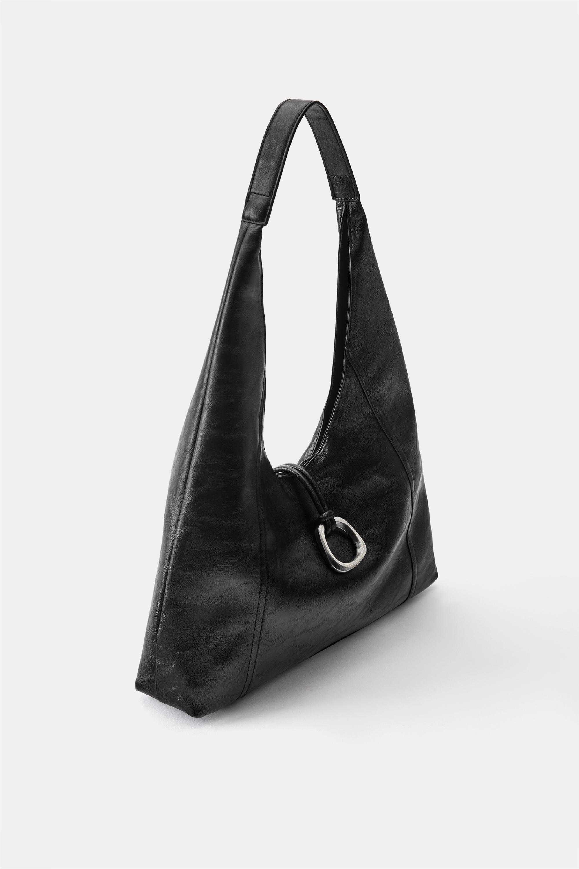 Ring tote bag — Black
