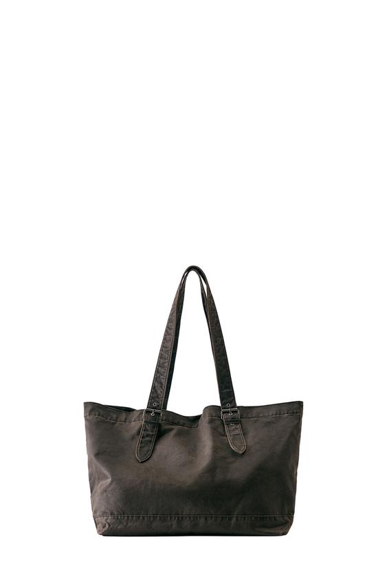 Pull&Bear Süet mumlu görünümlü shopper çanta