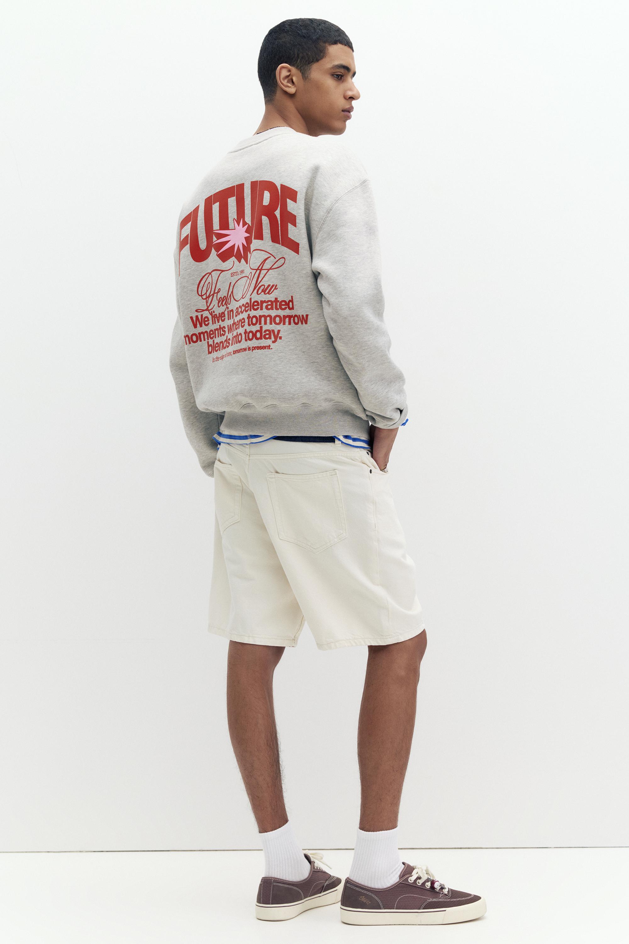 Gri Future sweatshirt - Görsel 15