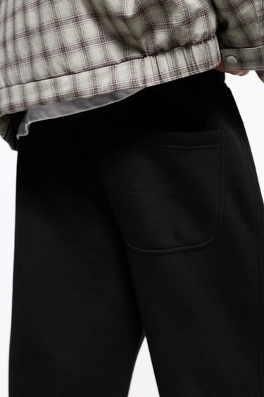 Basic baggy tracksuit bottoms — Black 5