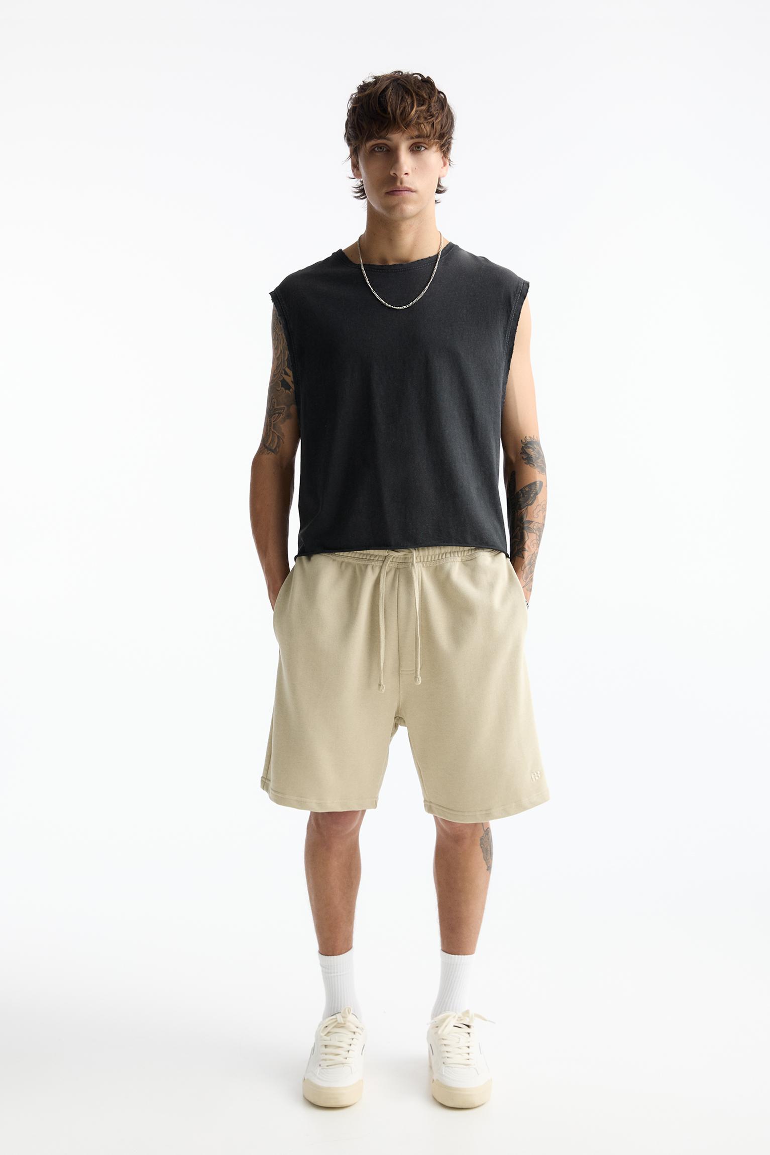 Bermuda jogging shorts pull bear