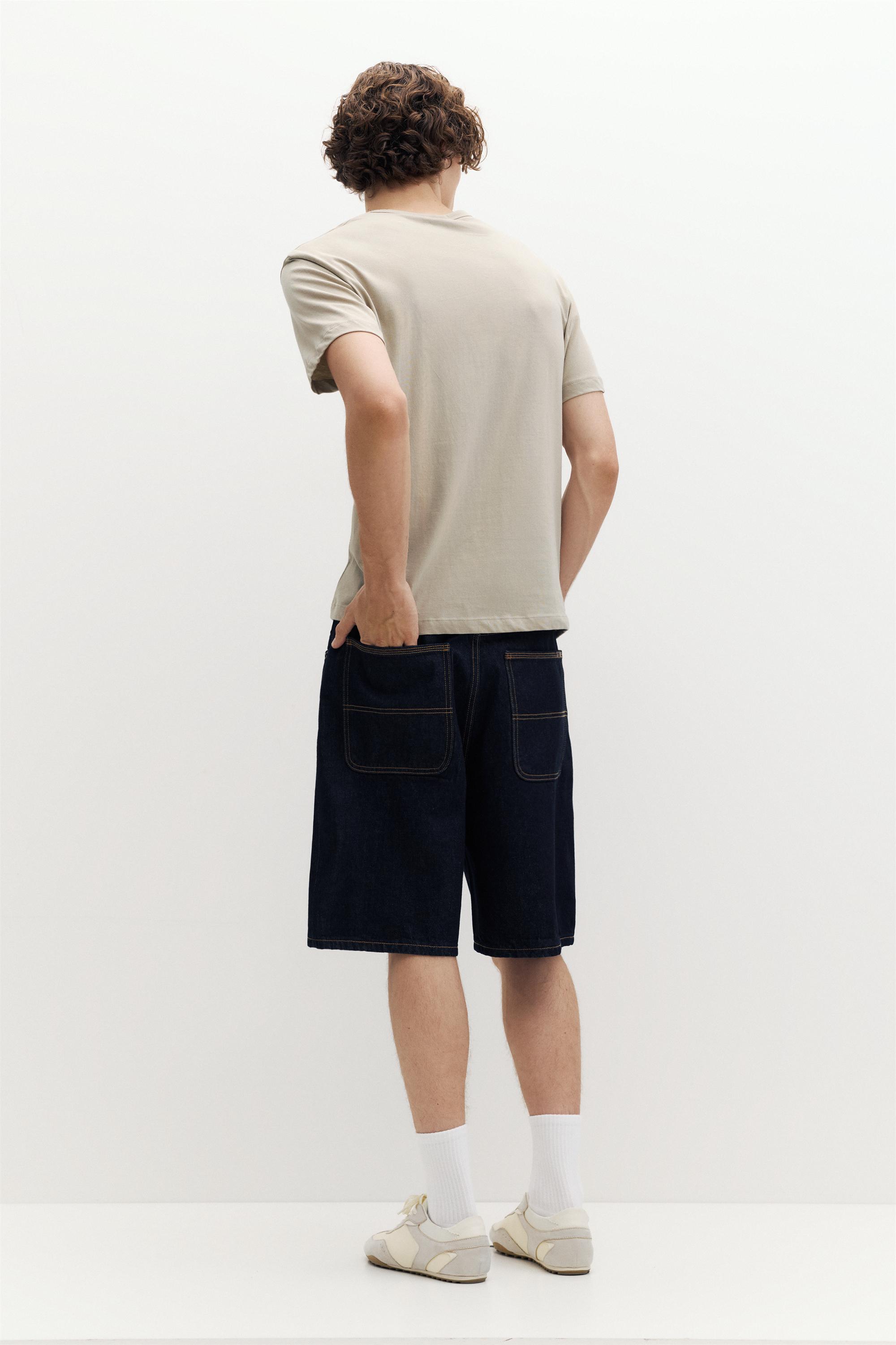 Basic slim fit tişört - Görsel 7