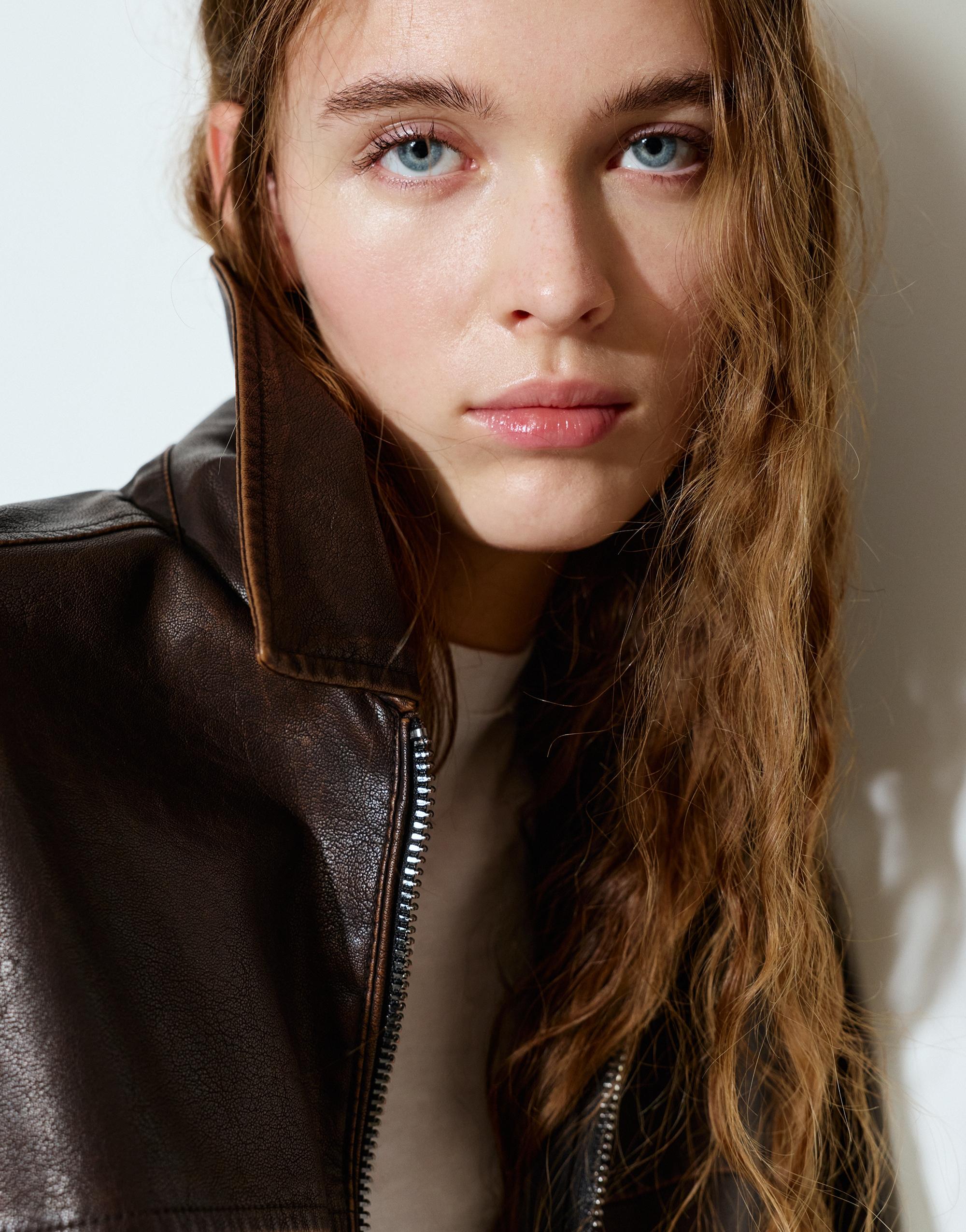 Suni Deri Baba Kesim Ceket - Görsel 144