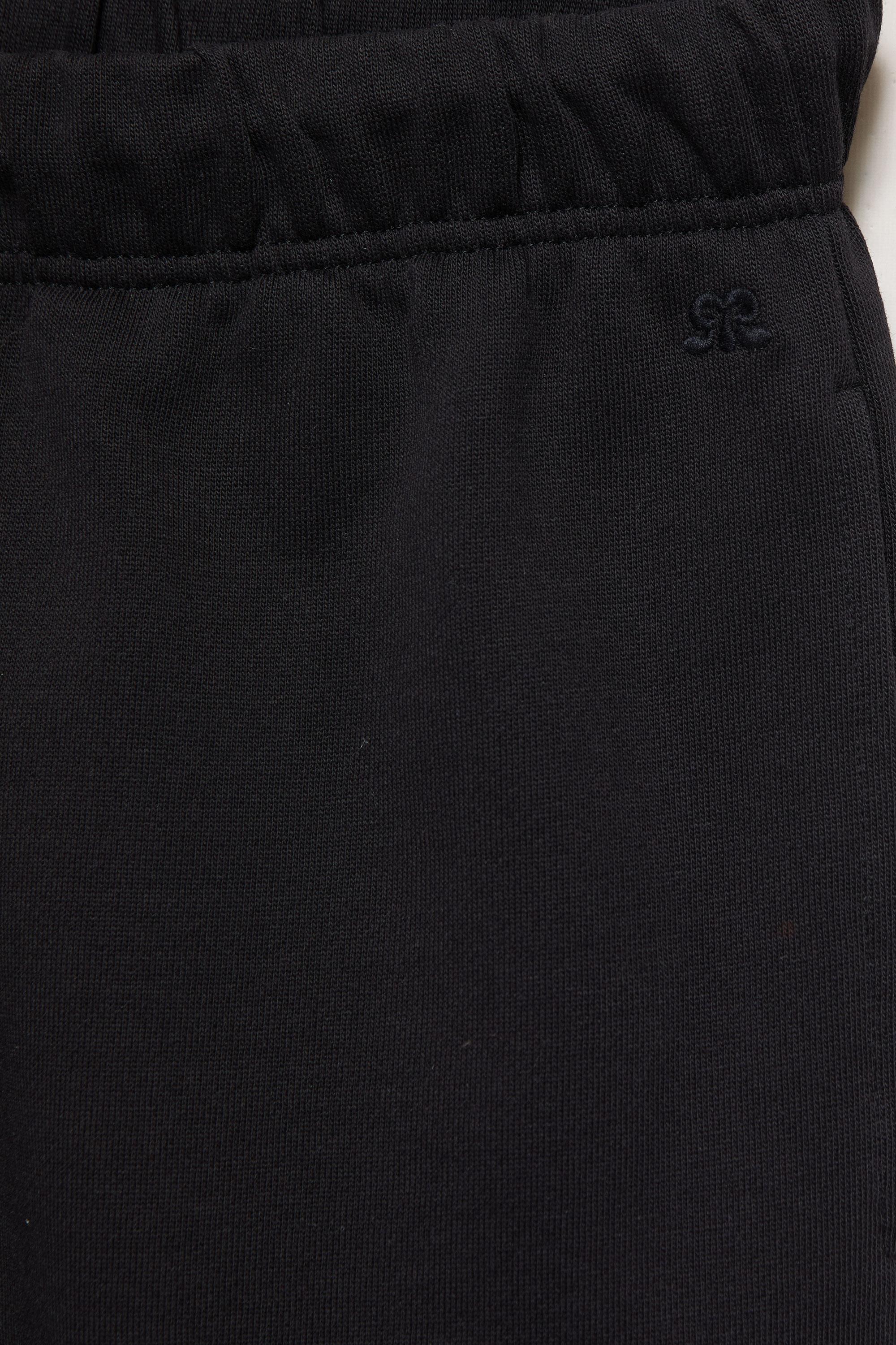 Bermuda shorts with elasticated waistband — Black