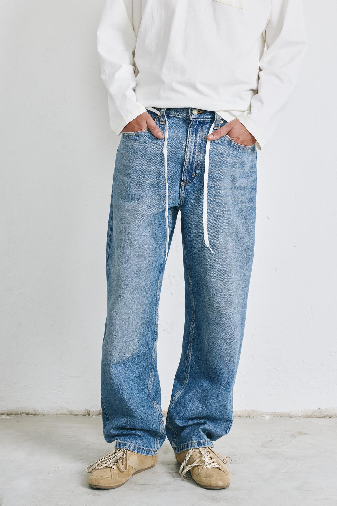 Baggy jeans — Turquoise