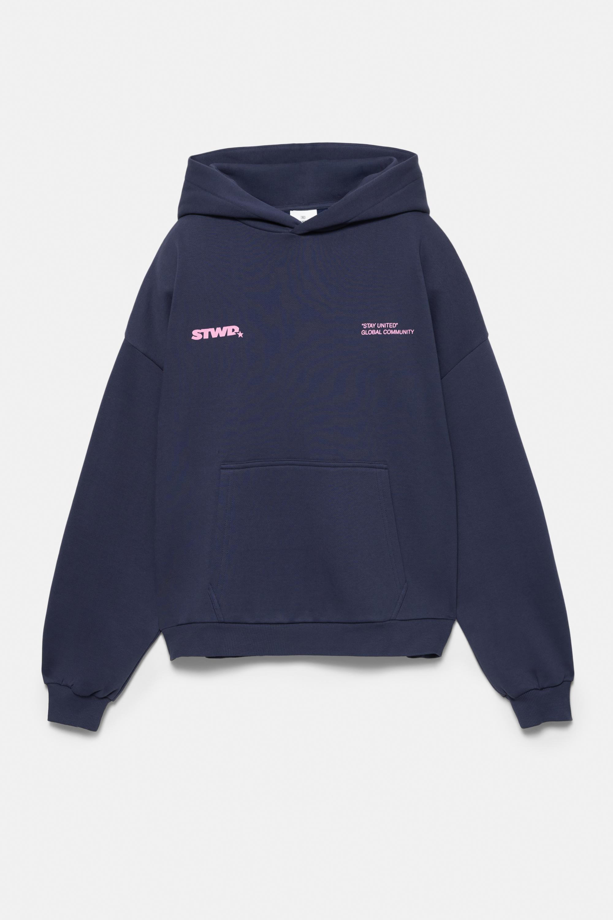 Kapüşonlu STWD yıldız sweatshirt - Görsel 3
