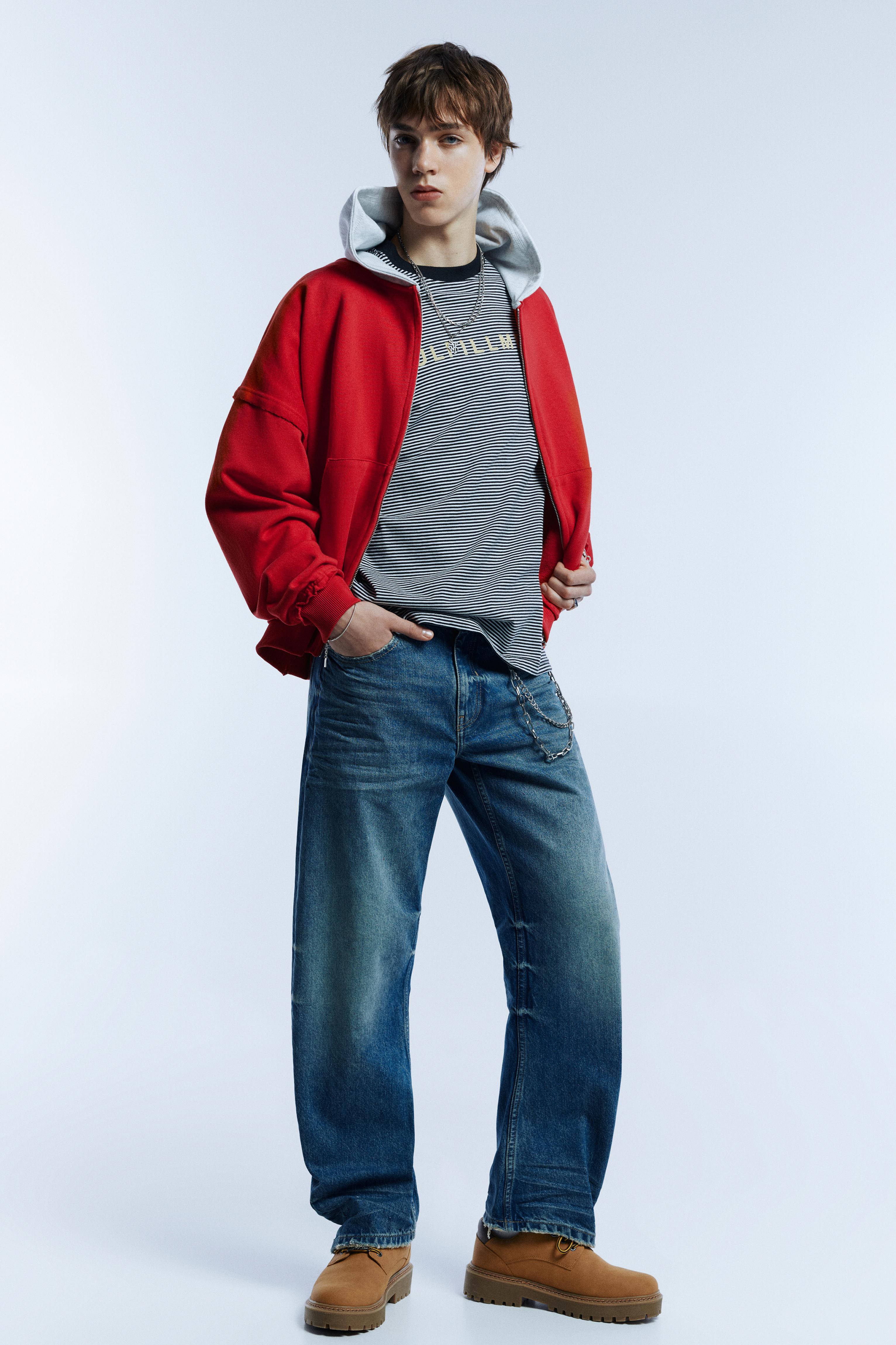 Düşük bel bol kesim jean - Görsel 82