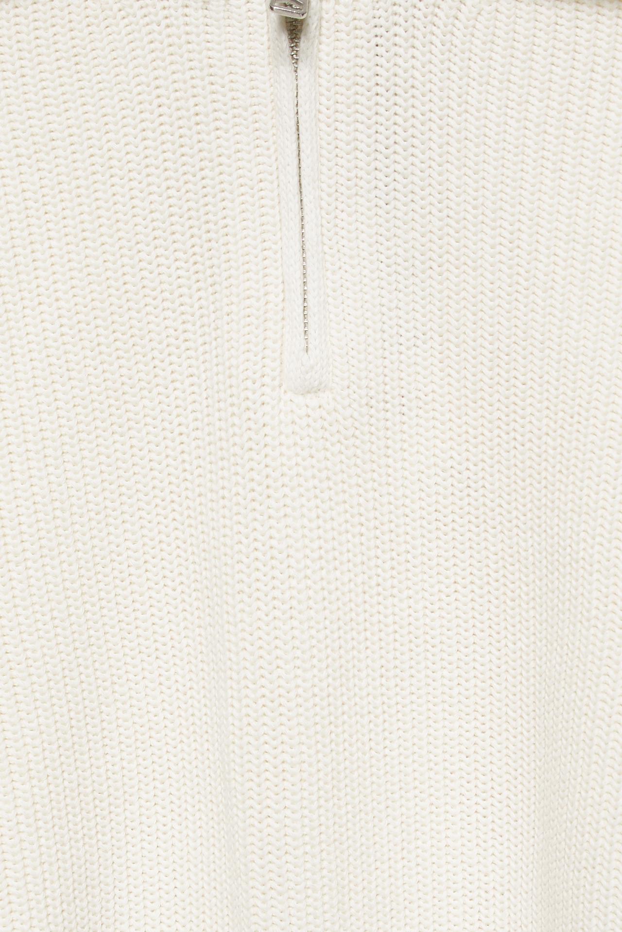 Quarter-zip jumper — Off white