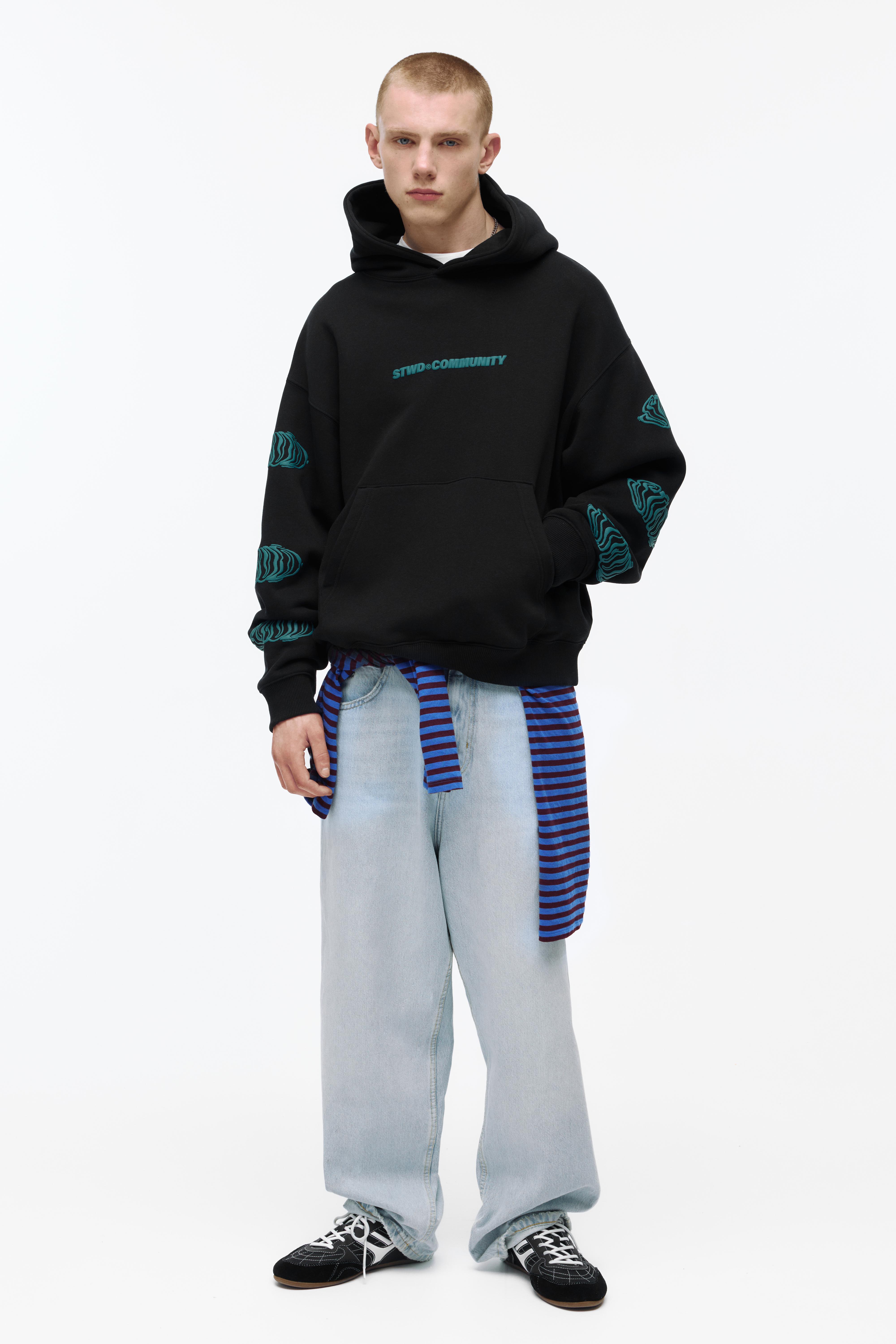STWD Community hoodie — Black