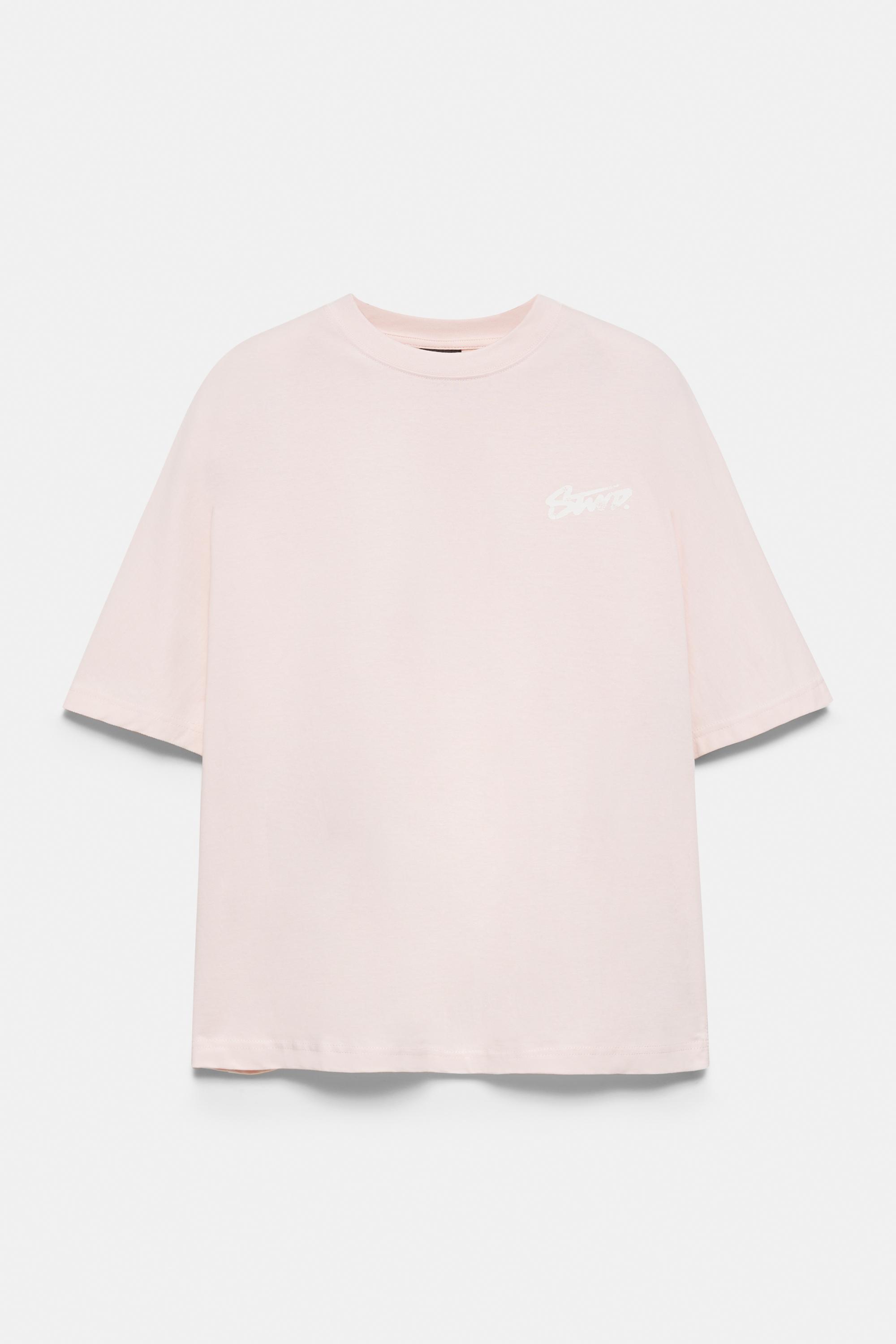STWD graffiti logo T-shirt — Pink