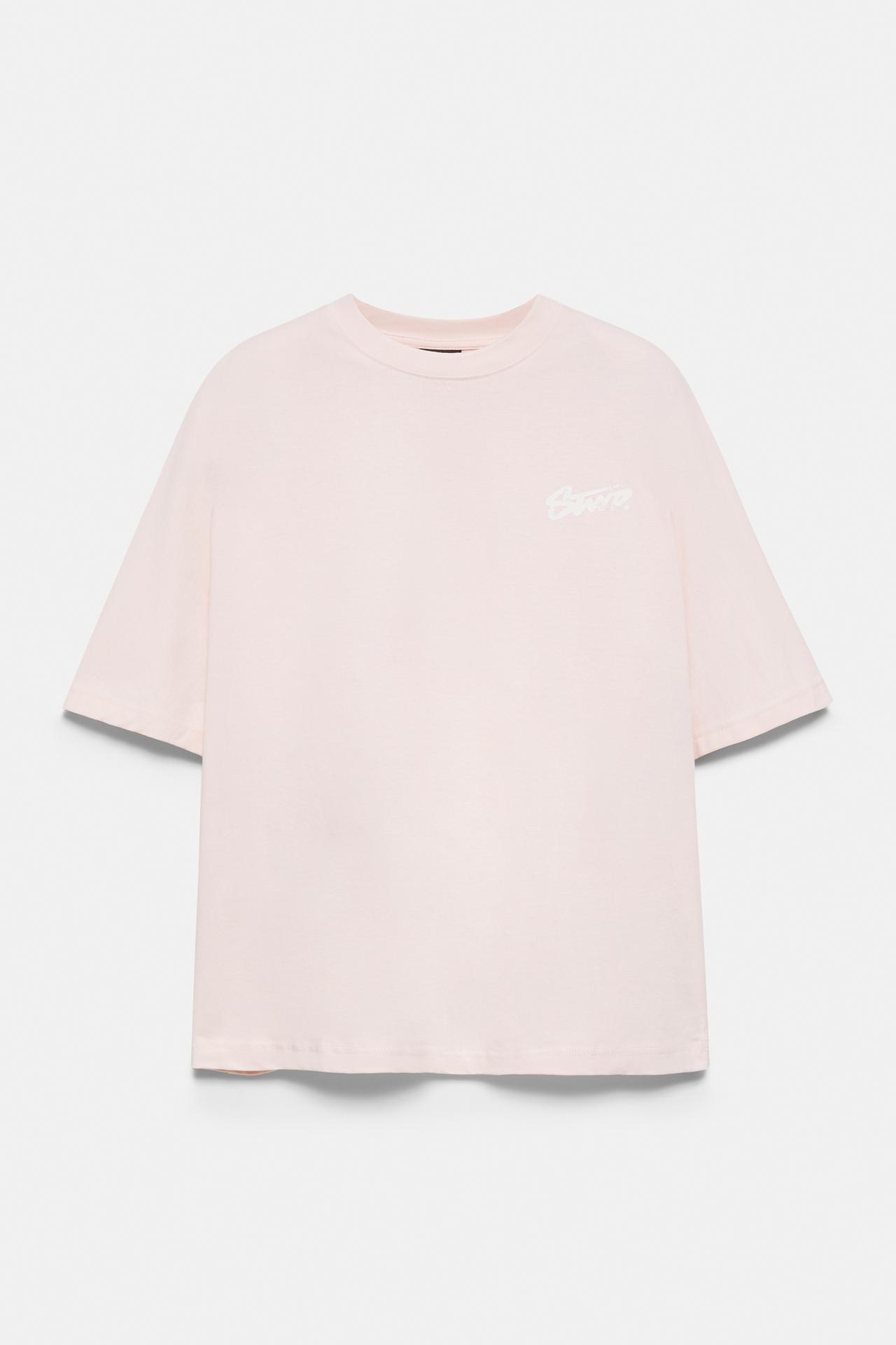 STWD graffiti logo T-shirt — Pink