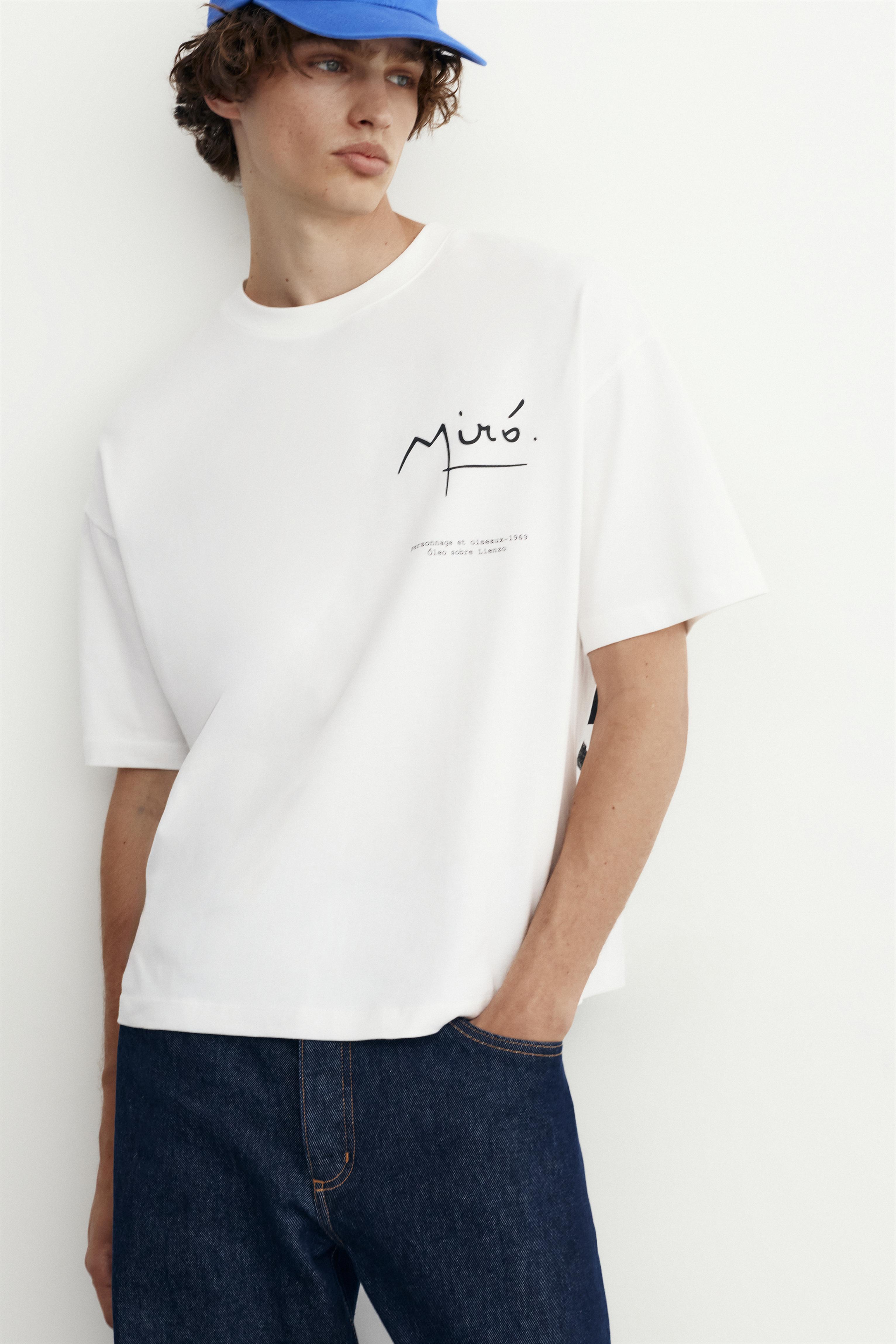 Relaxed fit Miró T-shirt — Off white