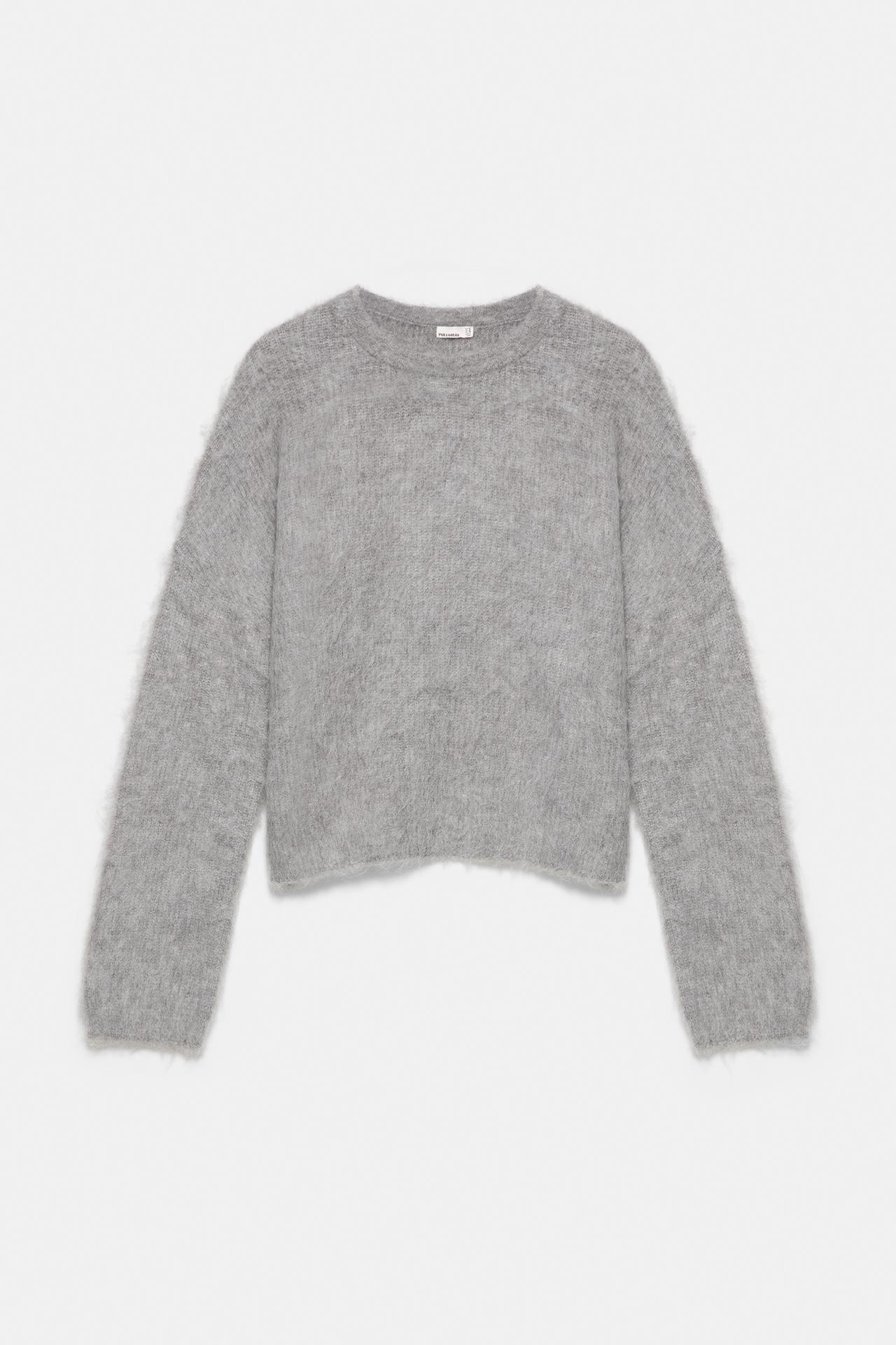 Soft-touch knit jumper — Grey