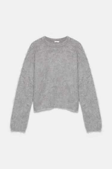 Soft-touch knit jumper — Grey 6