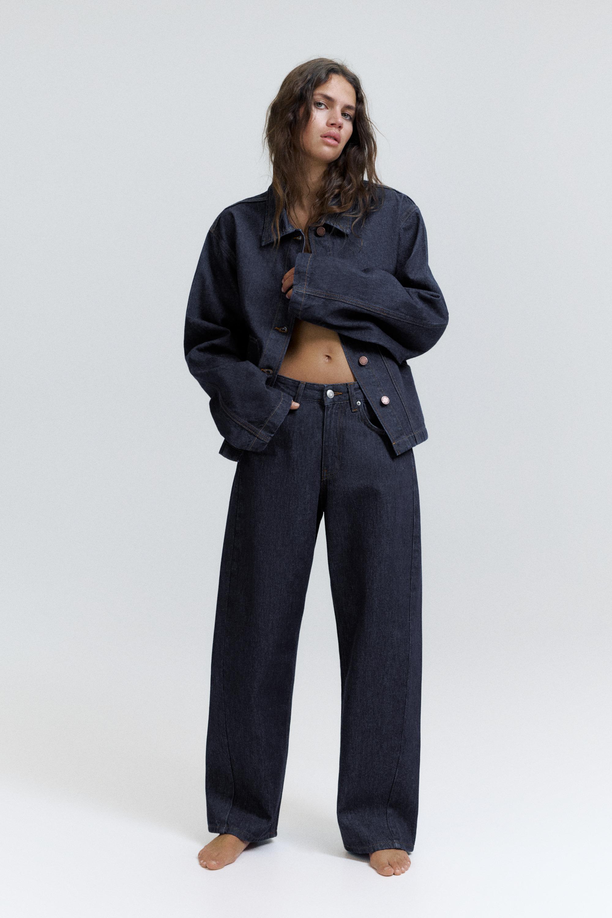 Düşük bel barrel jean - Görsel 68