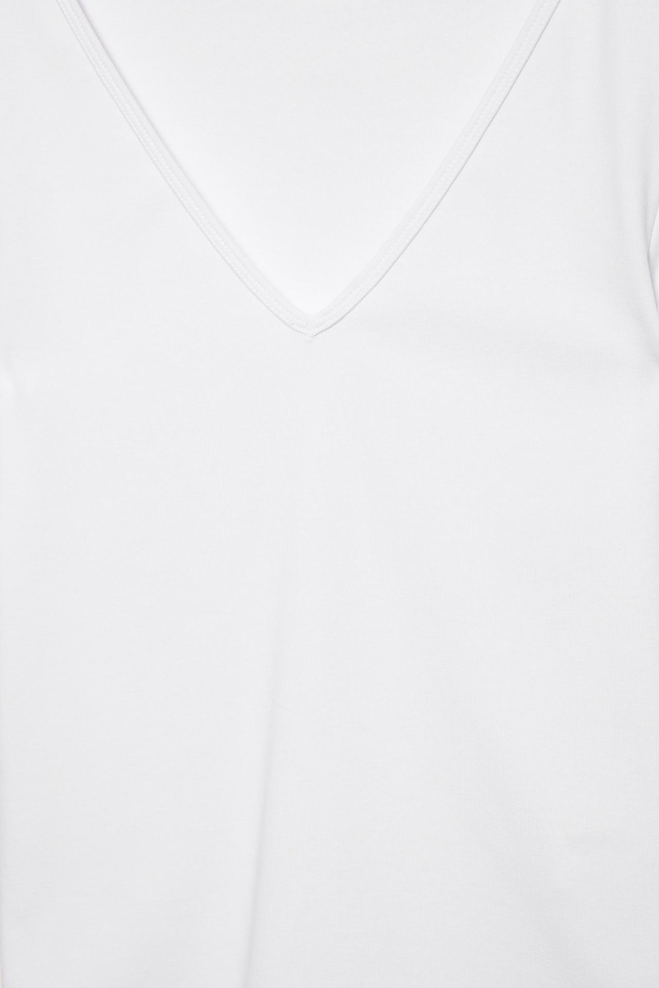 V-neck T-shirt — White