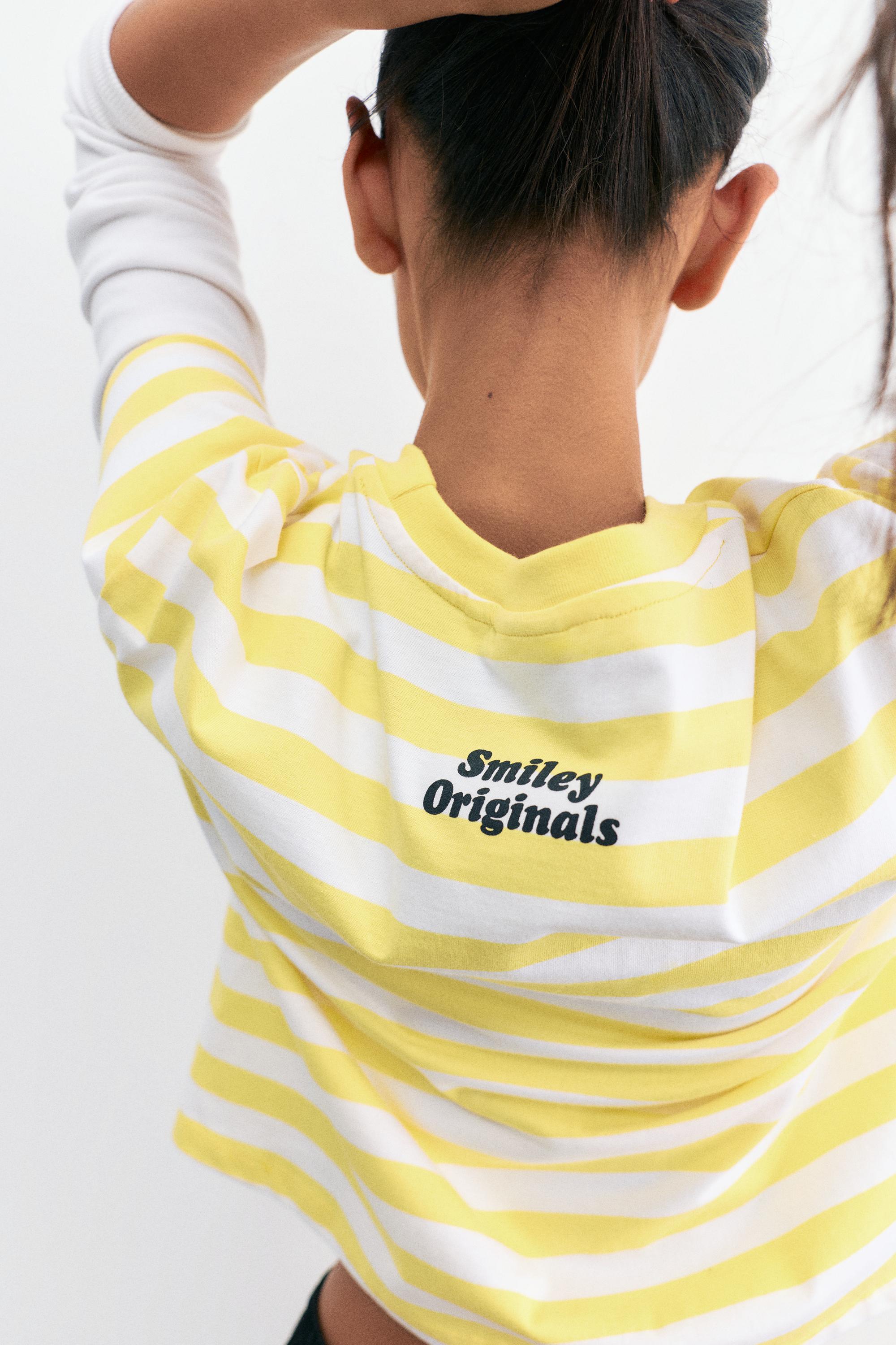 Smiley striped T-shirt — Striped