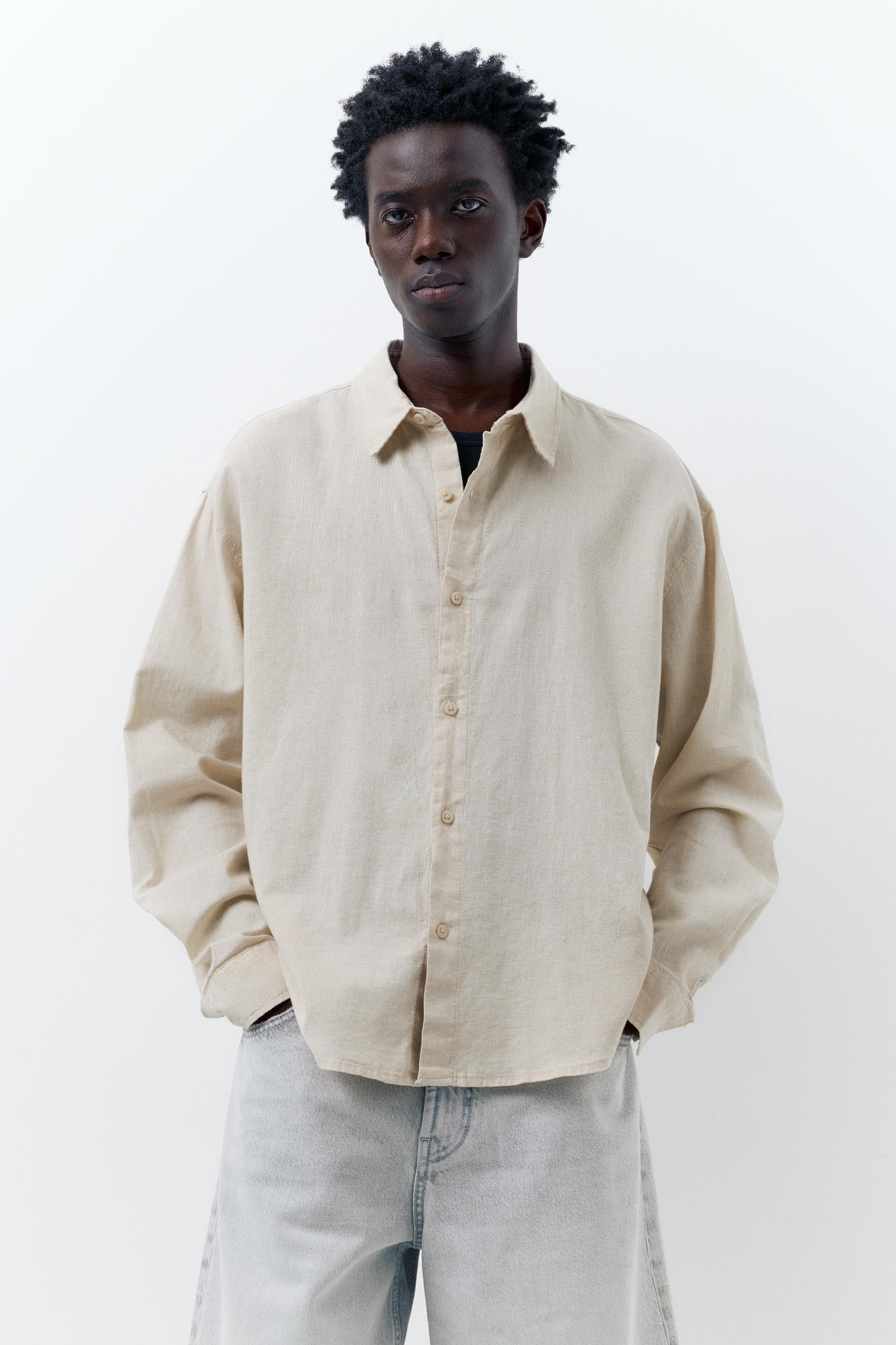 Ketenli gömlek - Görsel 29