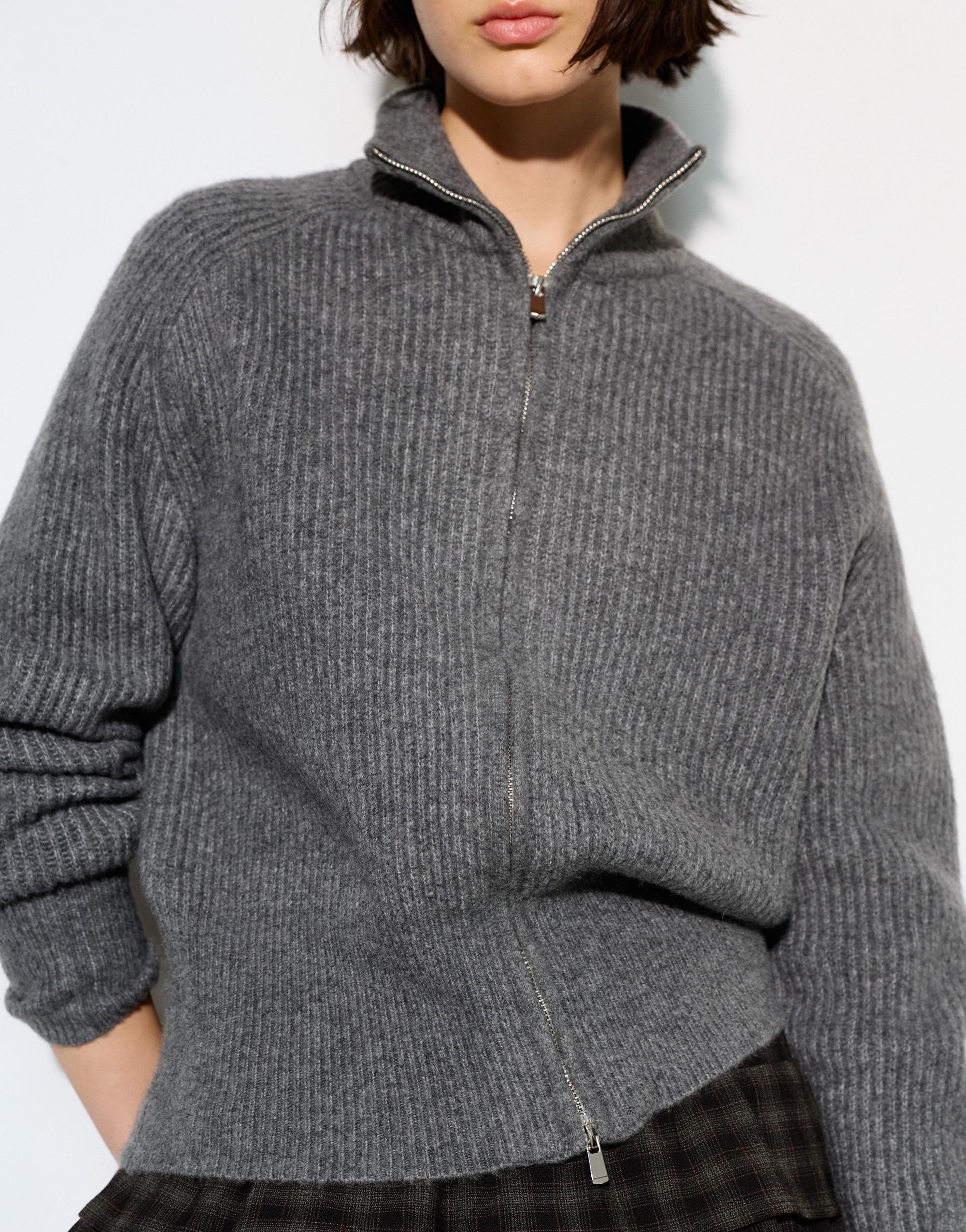 Fermuarlı hırka - Görsel 12