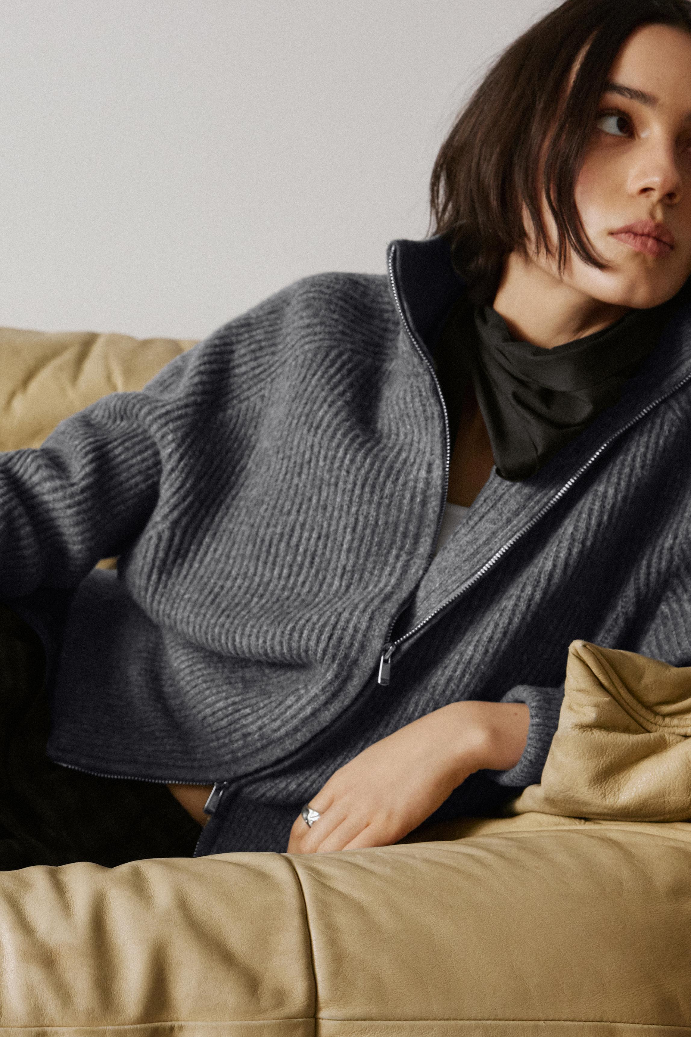 Fermuarlı hırka - Görsel 18