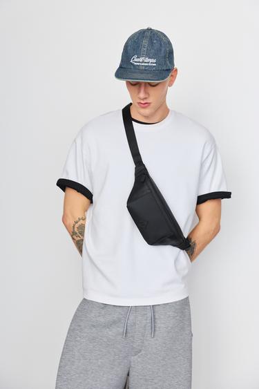 Rubberised belt bag — Black 2