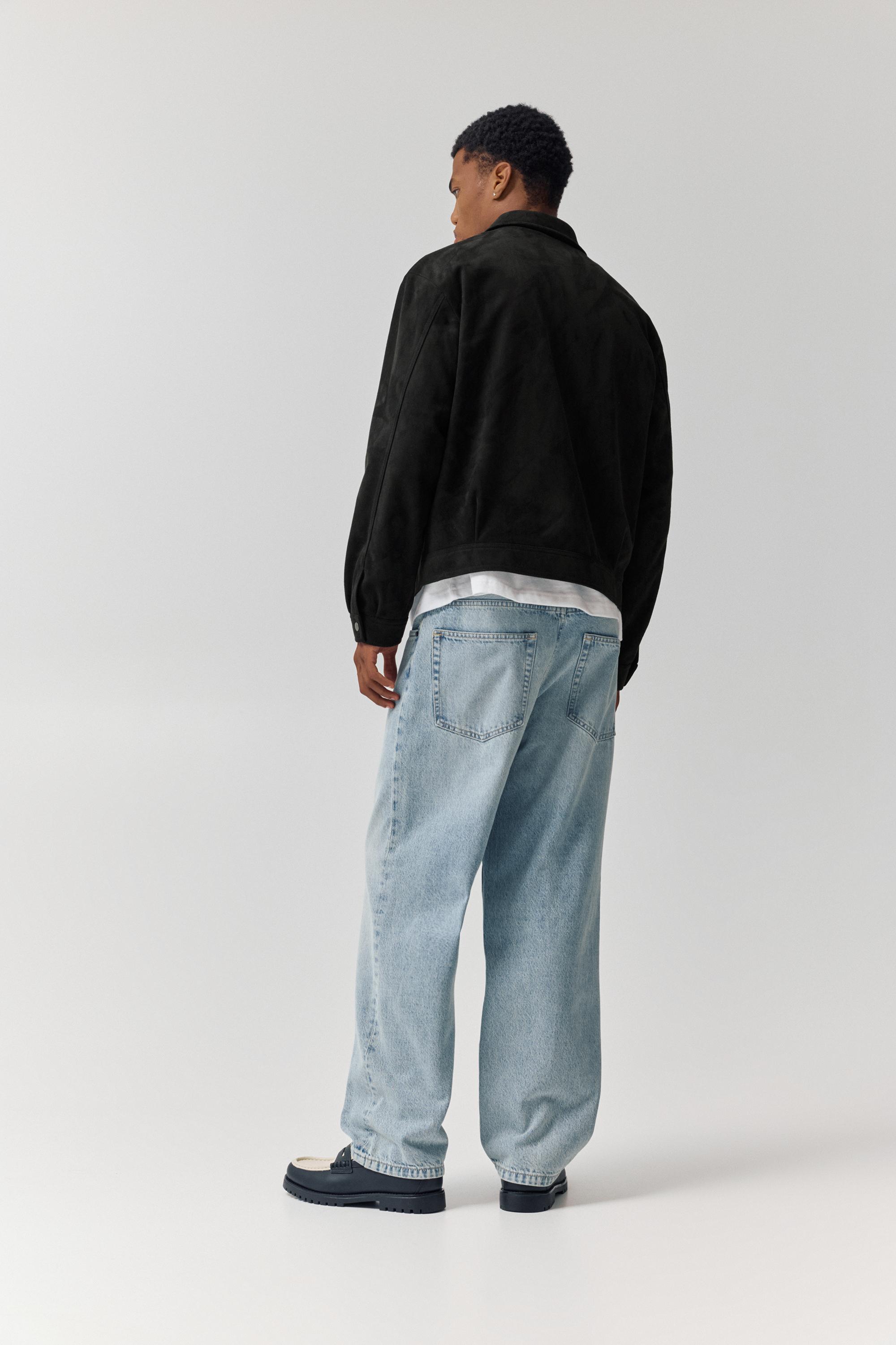 Suni süet ceket - Görsel 10