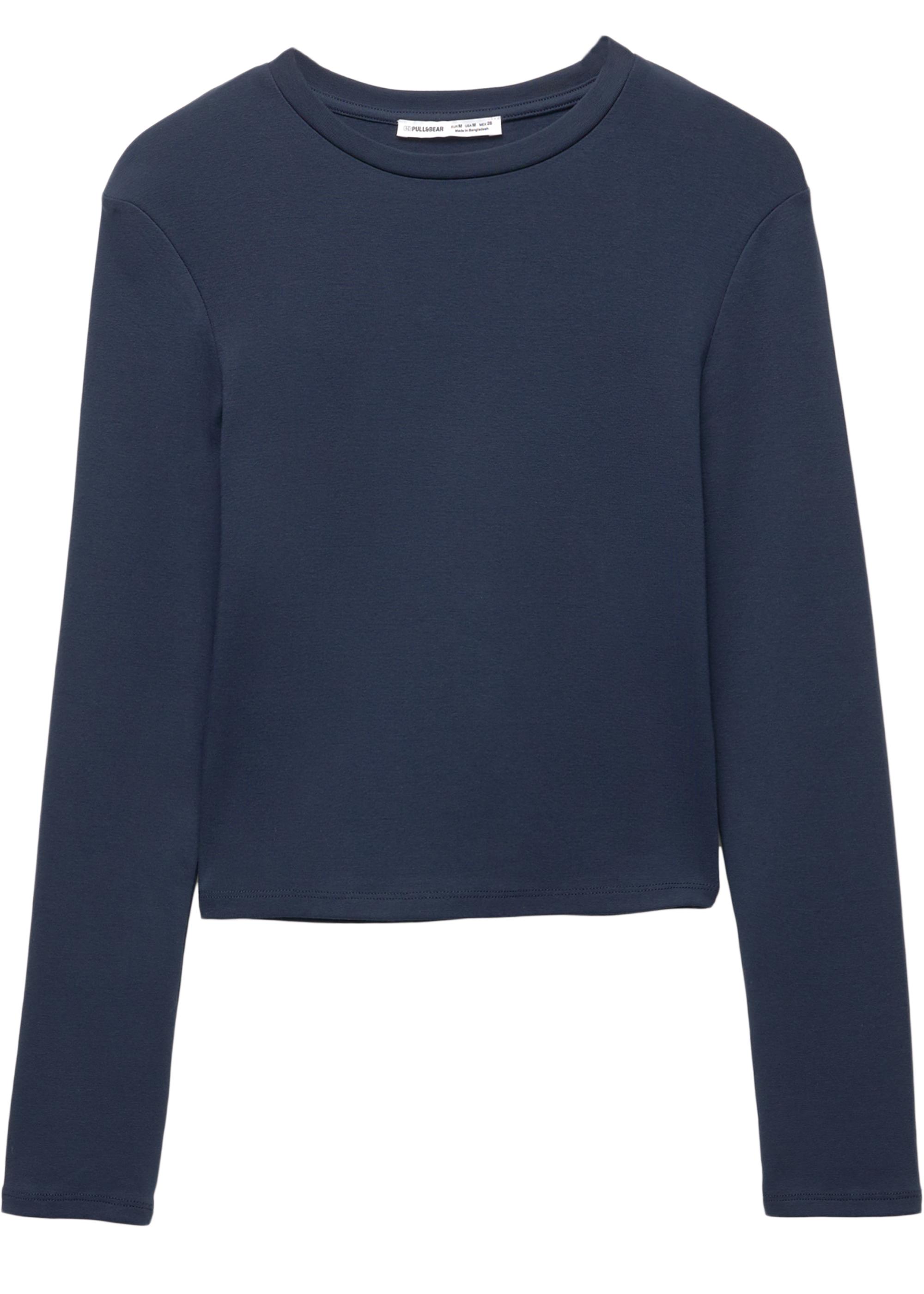 Vücuda oturan uzun kollu t-shirt - Görsel 59