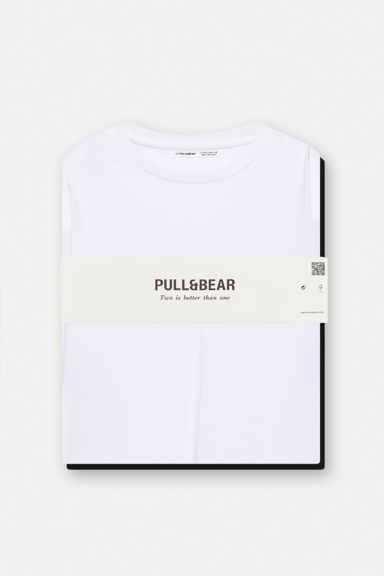 Pack of oversize T-shirts — White/Black