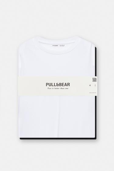 Pack of oversize T-shirts — White/Black 5