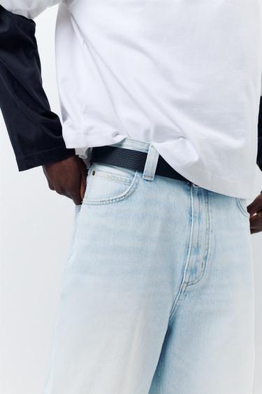 Skater denim Bermuda shorts — Pale blue 3