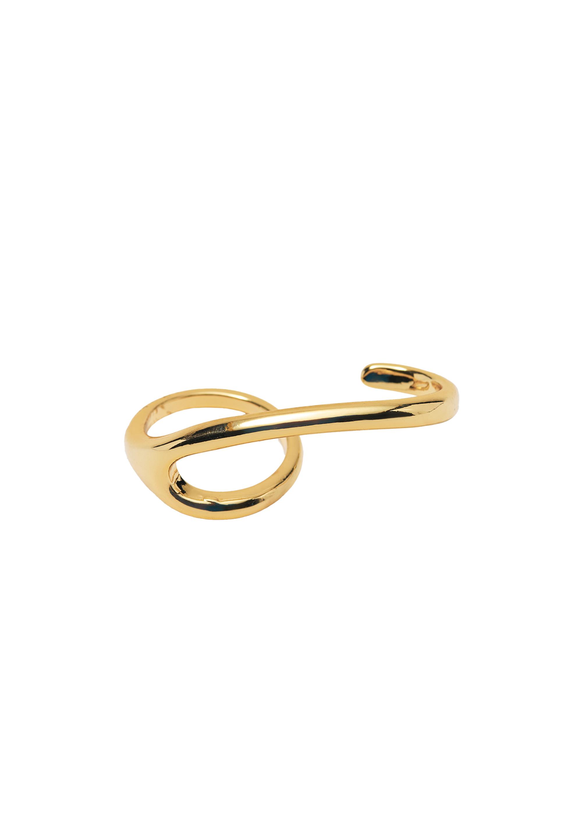 Fine double ring — Gold