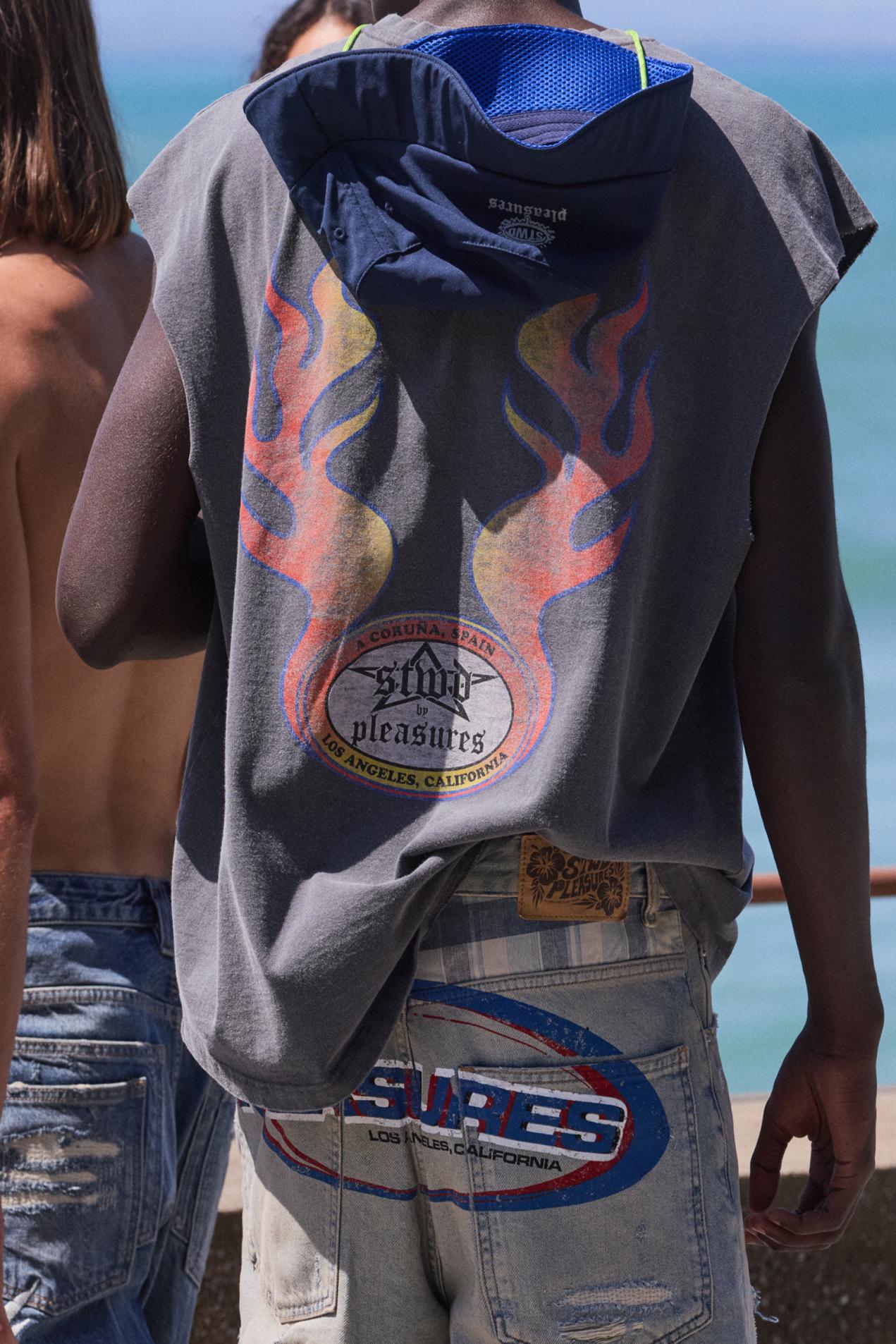 Pleasures x STWD tank top — Grey