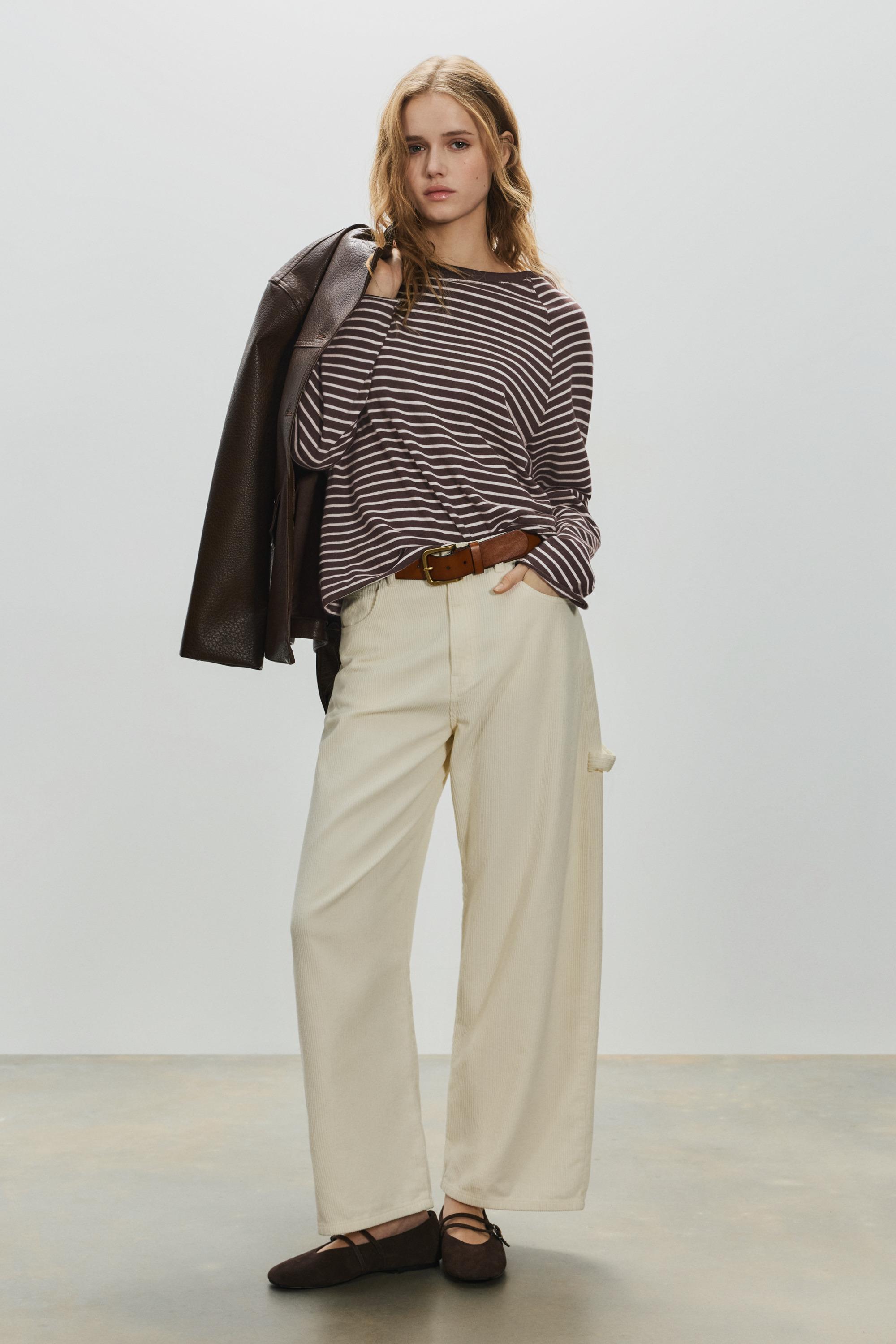 Uzun kollu reglan kesim t-shirt - Görsel 29