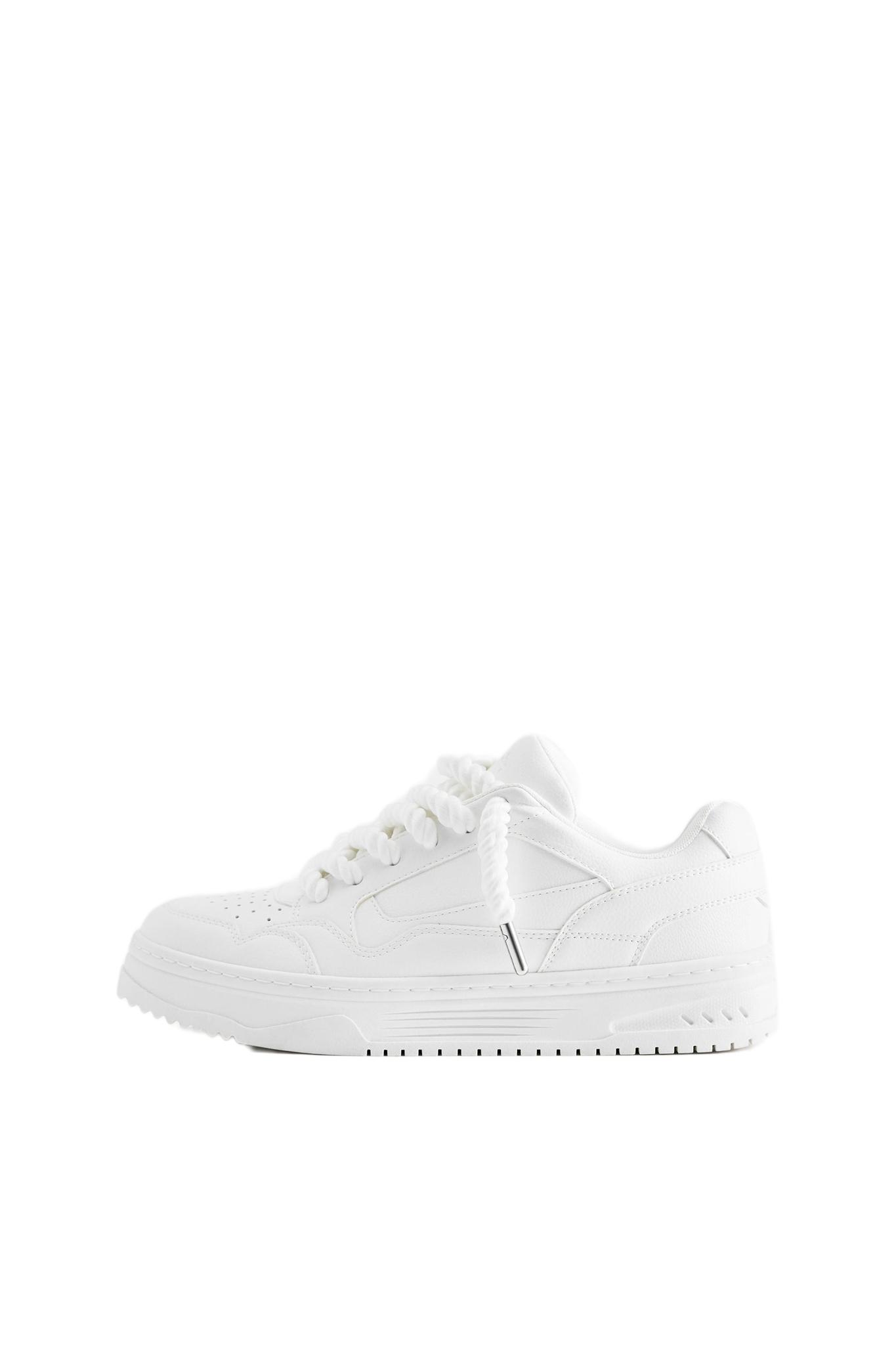 STWD lace-up trainers — White