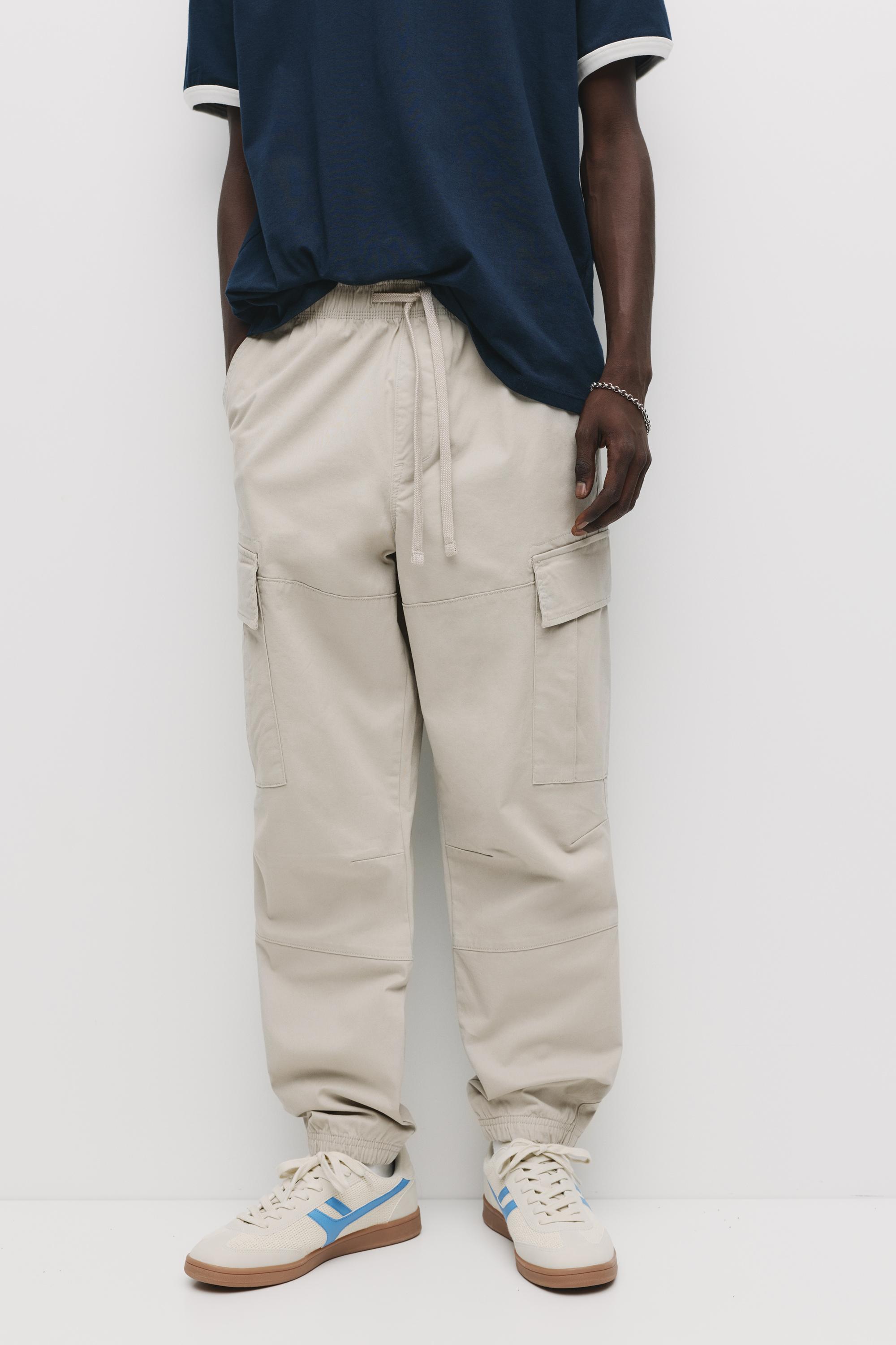 Cargo jogger trousers — Ice