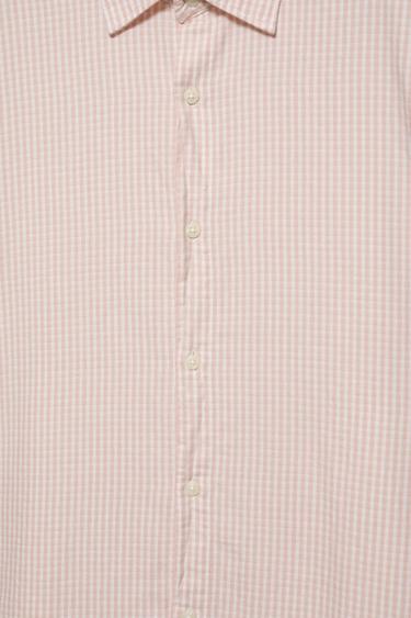 Short sleeve check shirt — Pink 8