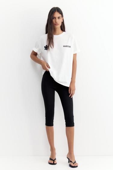 Oversize floral graphic T-shirt — Ice 4