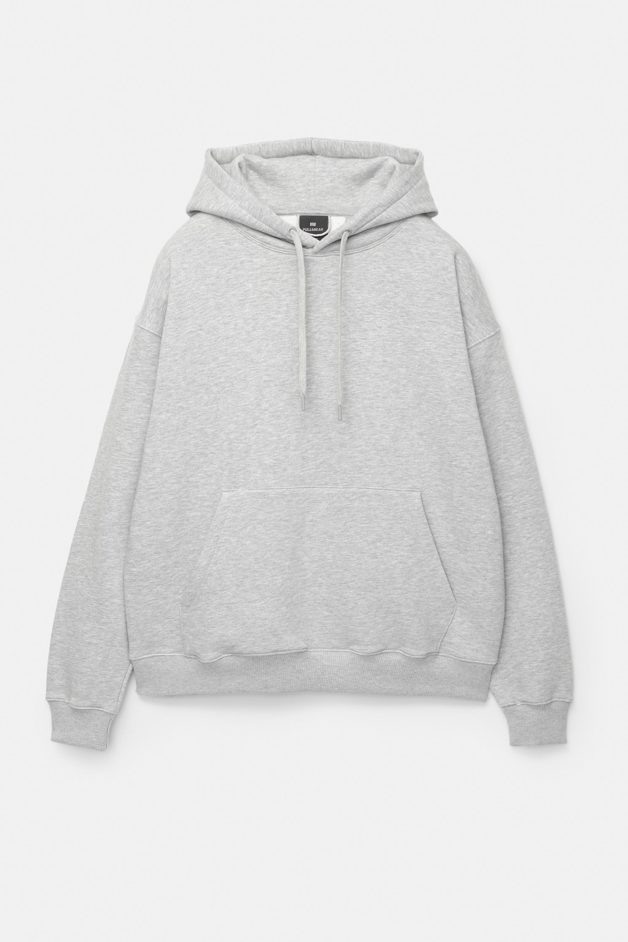 Basic kapüşonlu sweatshirt - Görsel 54